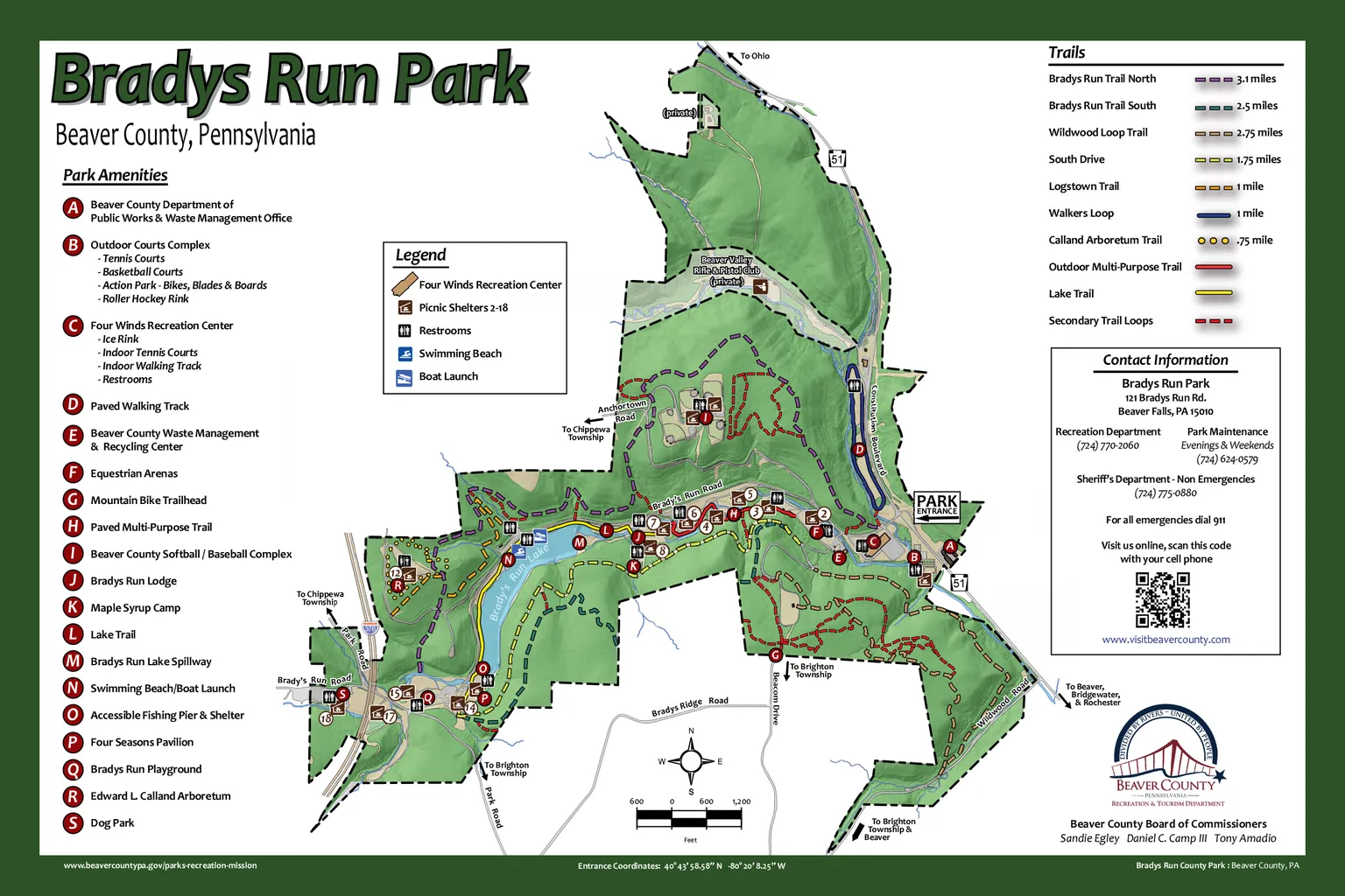 Bradys Run Dog Park in Beaver Falls, Pennsylvania