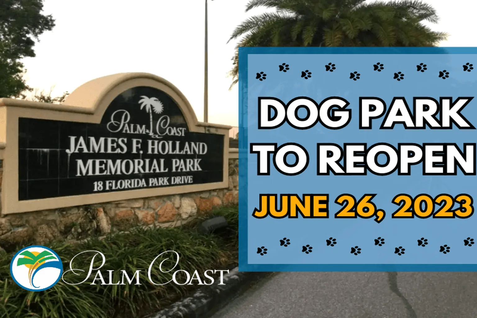 James F. Holland Memorial Dog Park in Palm Coast, Florida - Main Image