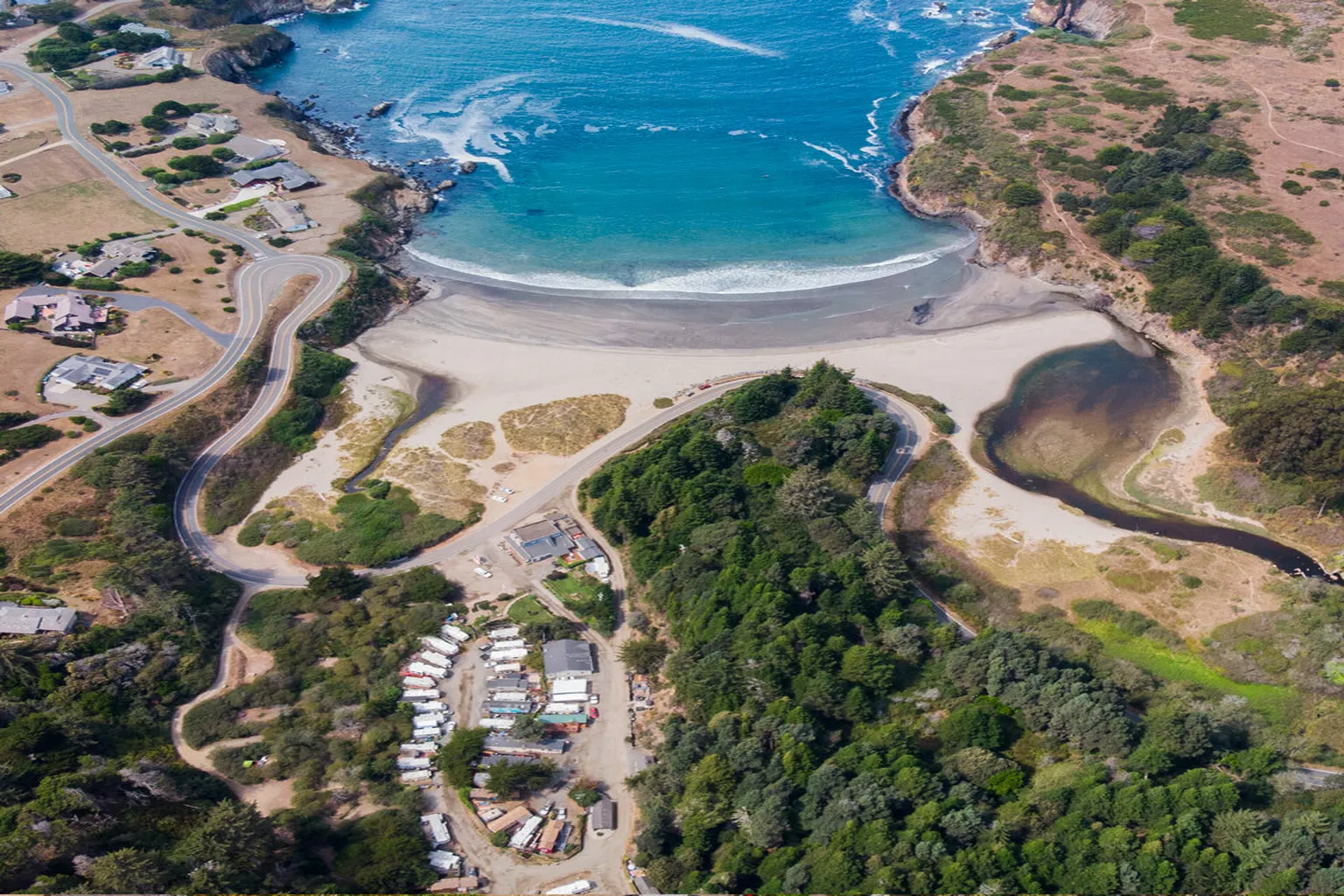 Caspar Beach in Mendocino, California