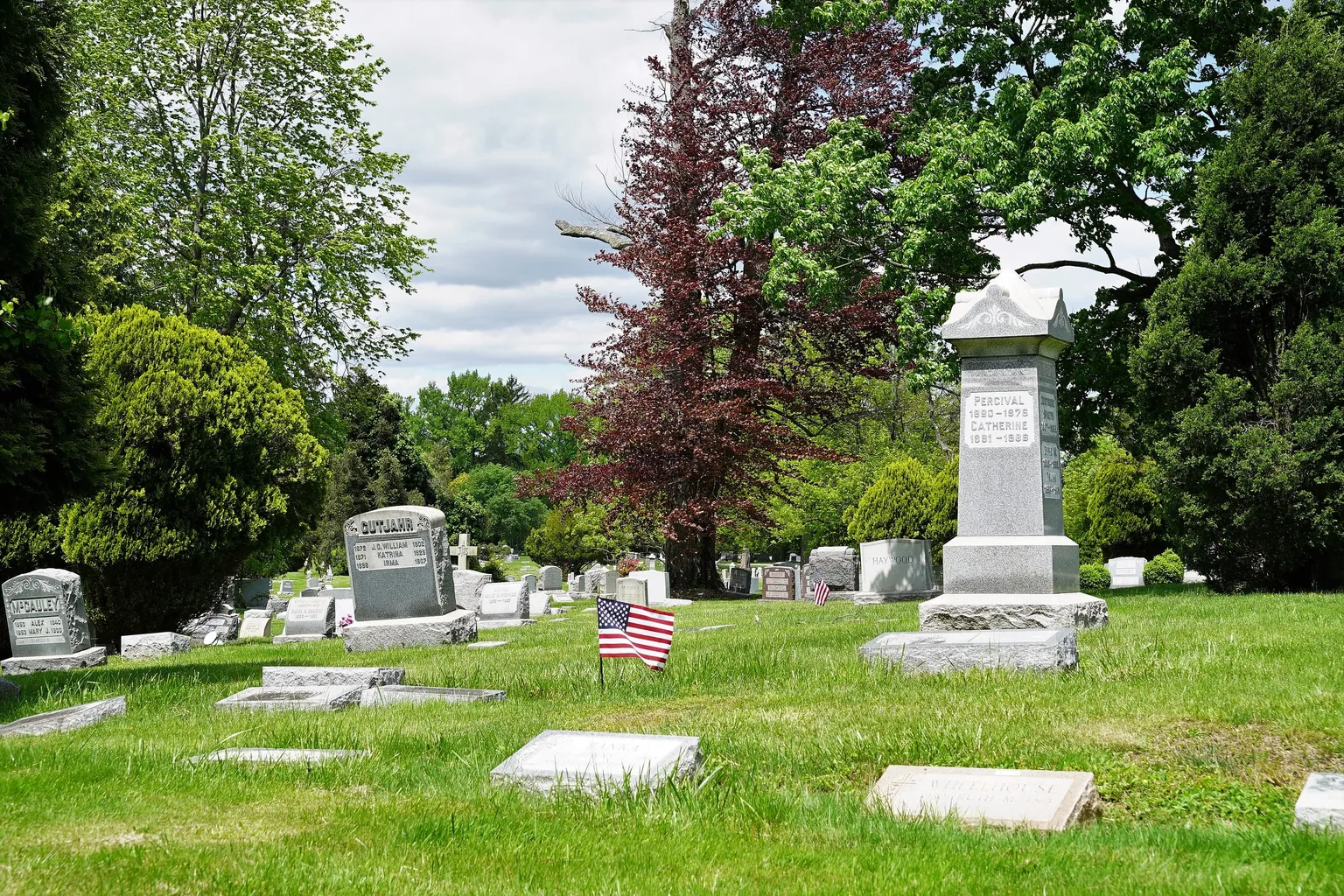Hillside Cemetery in Roslyn, Pennsylvania