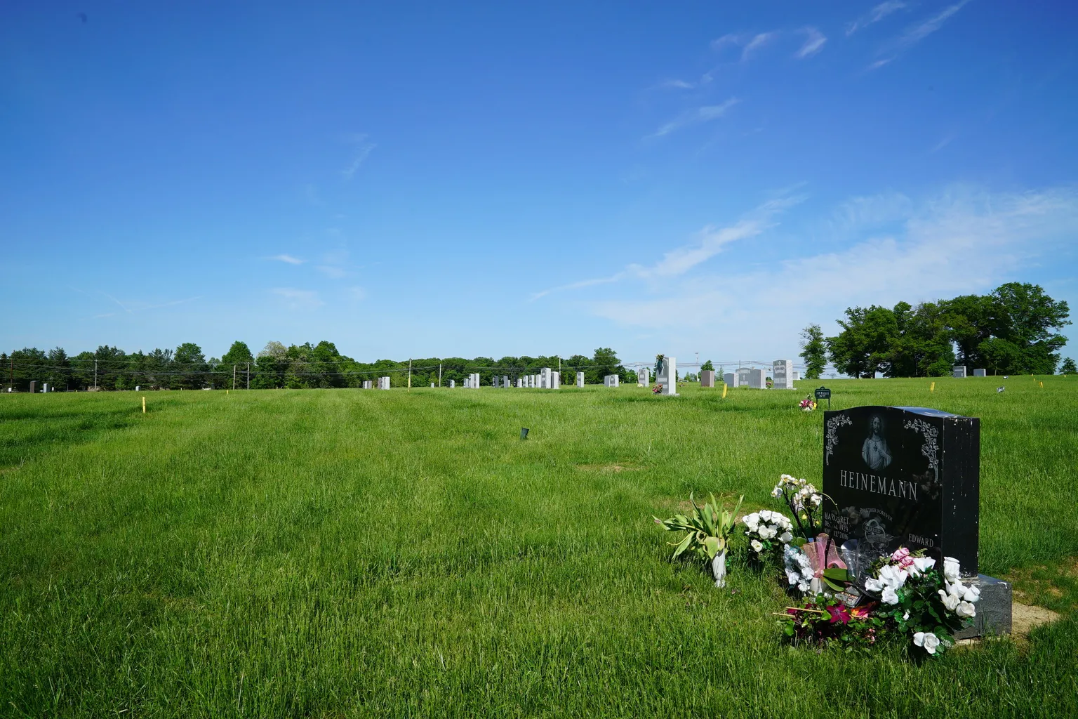 All Saints Cemetery in Newtown, Pennsylvania