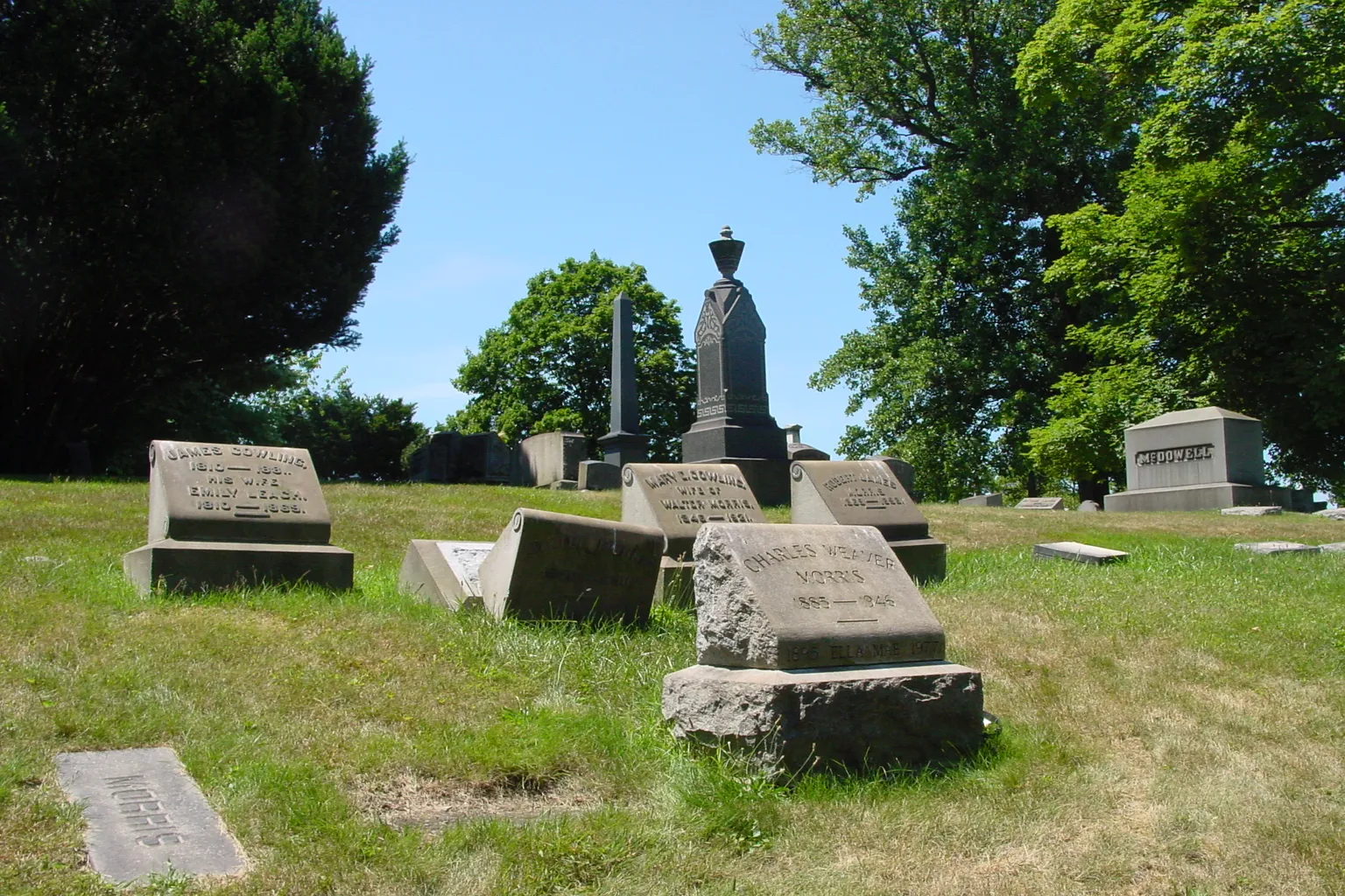 Chartiers Cemetery in Carnegie, Pennsylvania