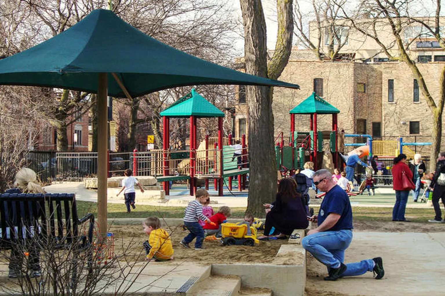 Adams Playground Park in Chicago, Illinois