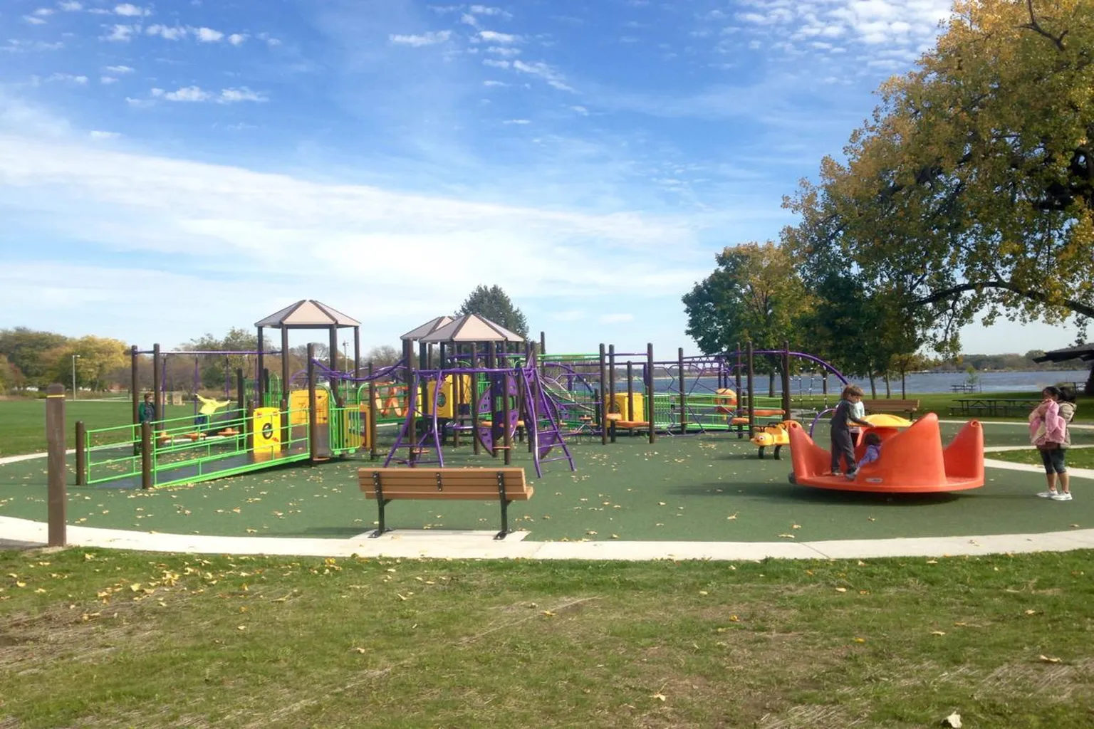 Brittingham Park. in Madison, Wisconsin