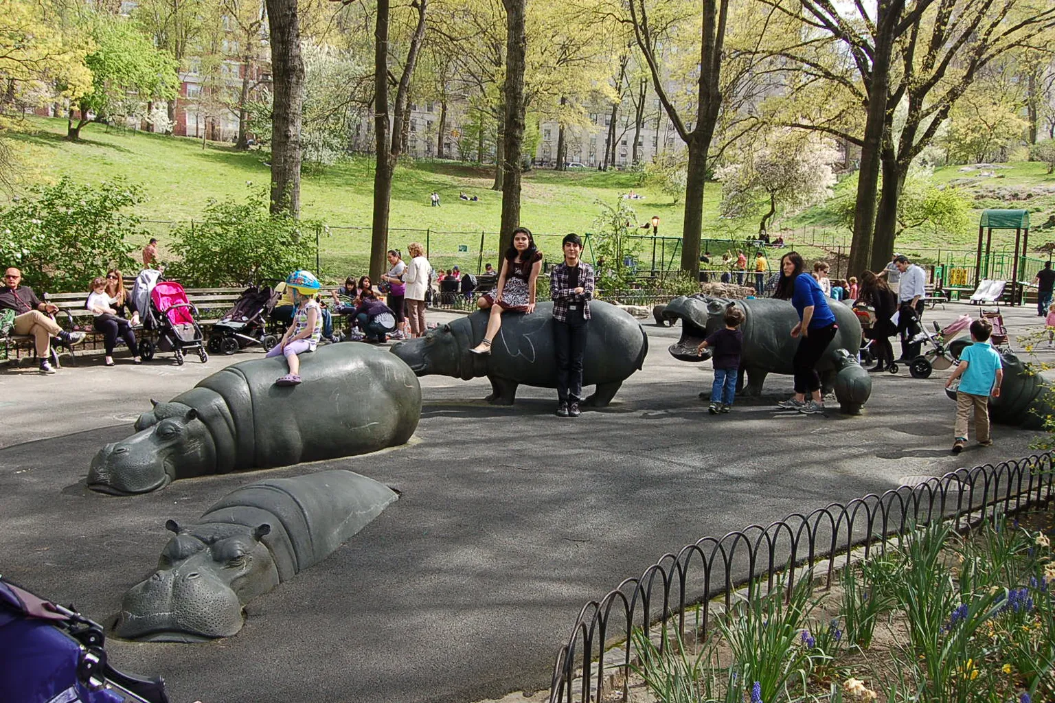 Hippo Playground in Manhattan, New York