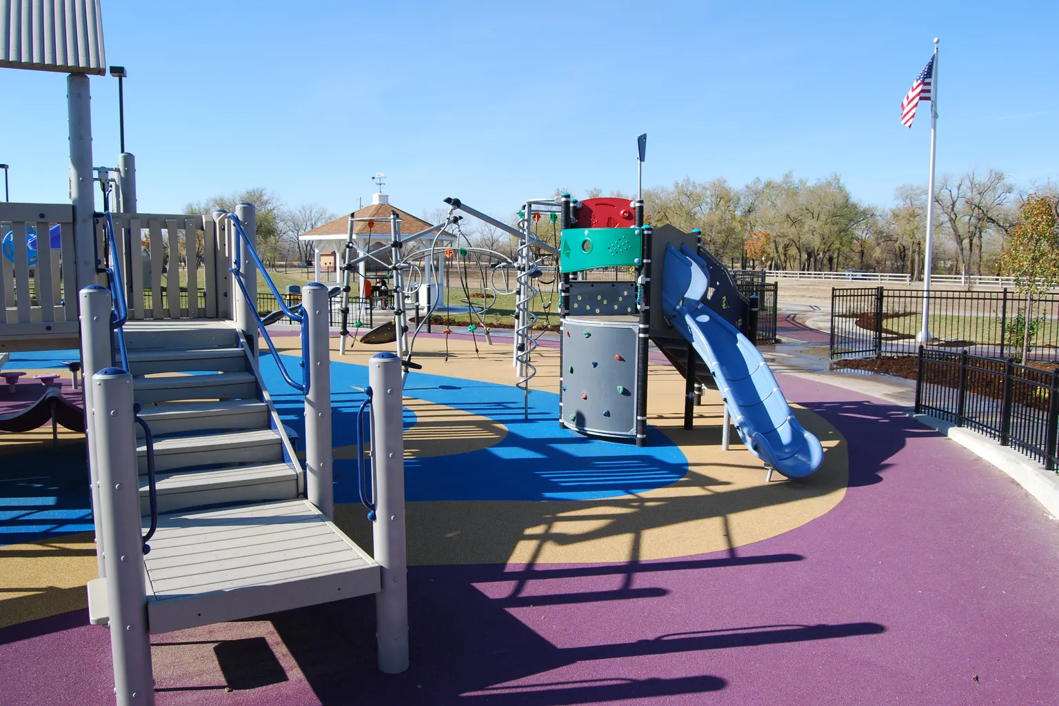 The Sunrise Boundless Playscape in Wichita, Kansas, playground