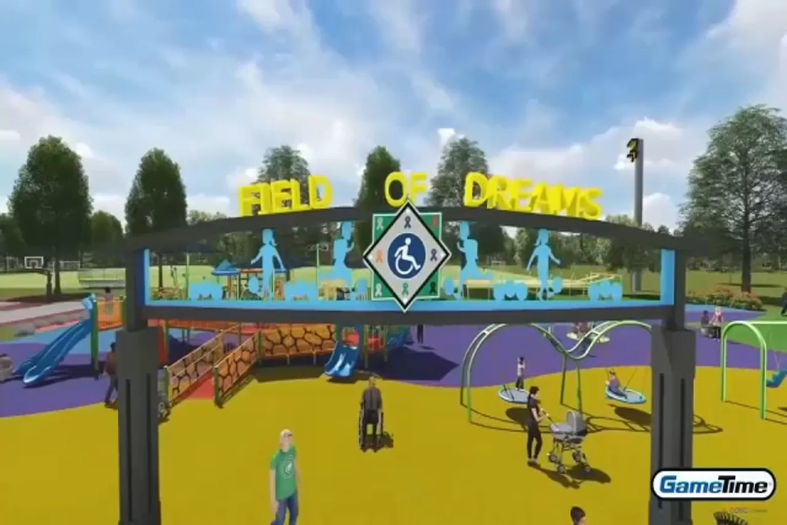 Green of Dreams Rec Area in Great North, New Jersey