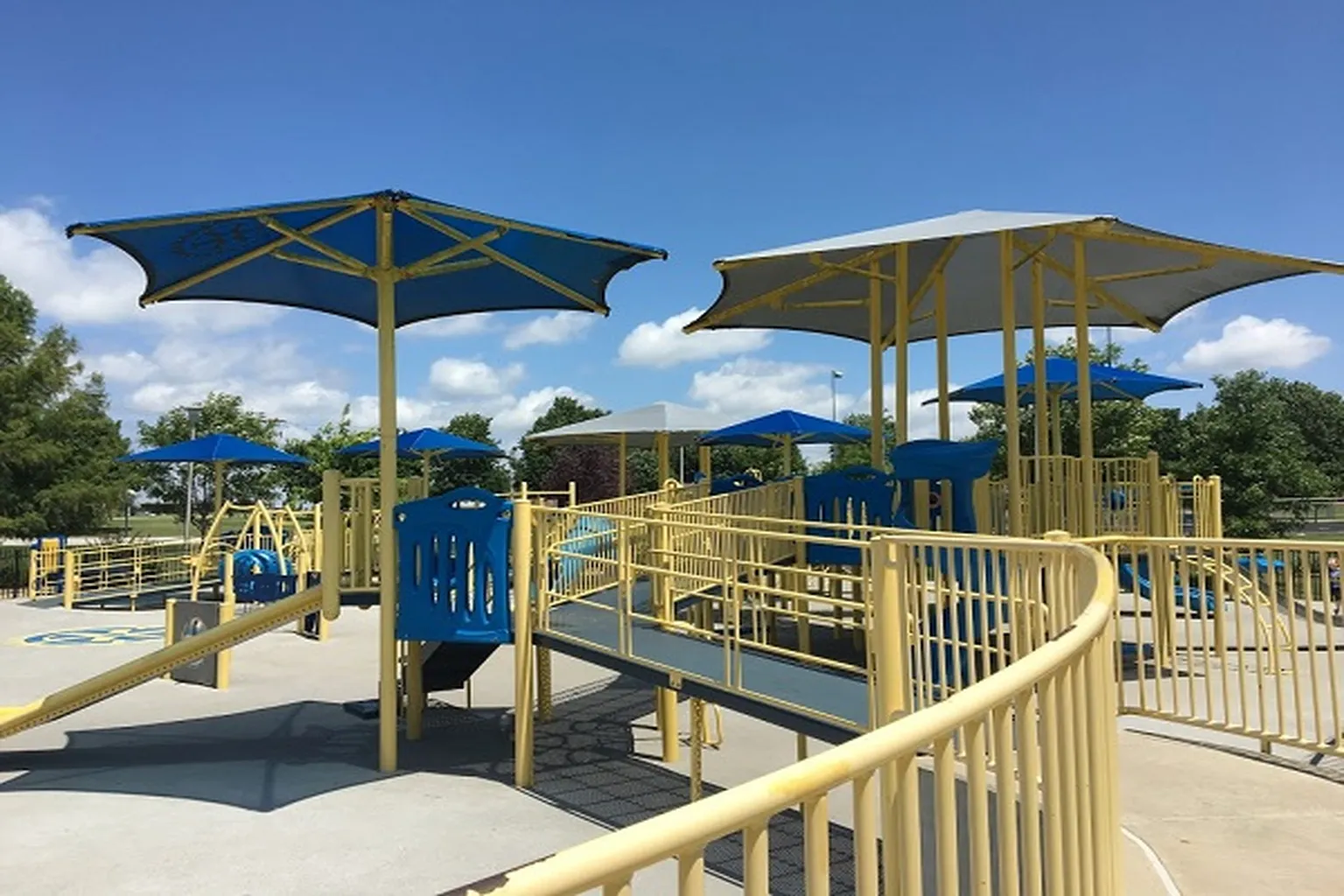 Rotary adventure park Parkland in Springdale North, Arkansas