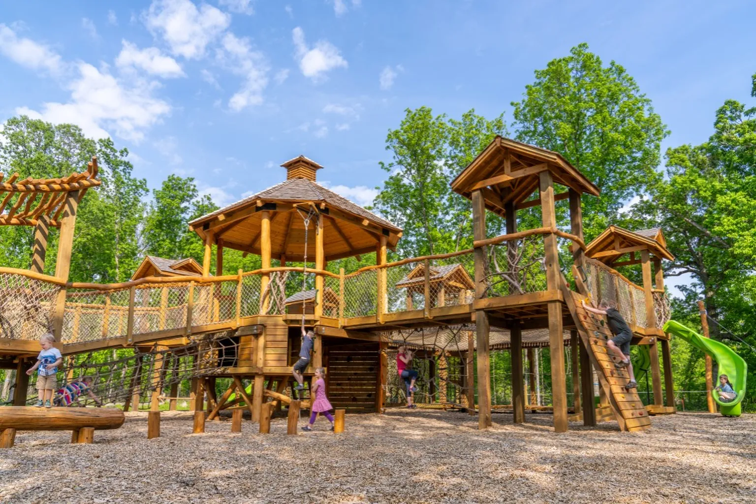 Treehouse Village at Iowa Arboretum Spot in Madrid Heights, Iowa