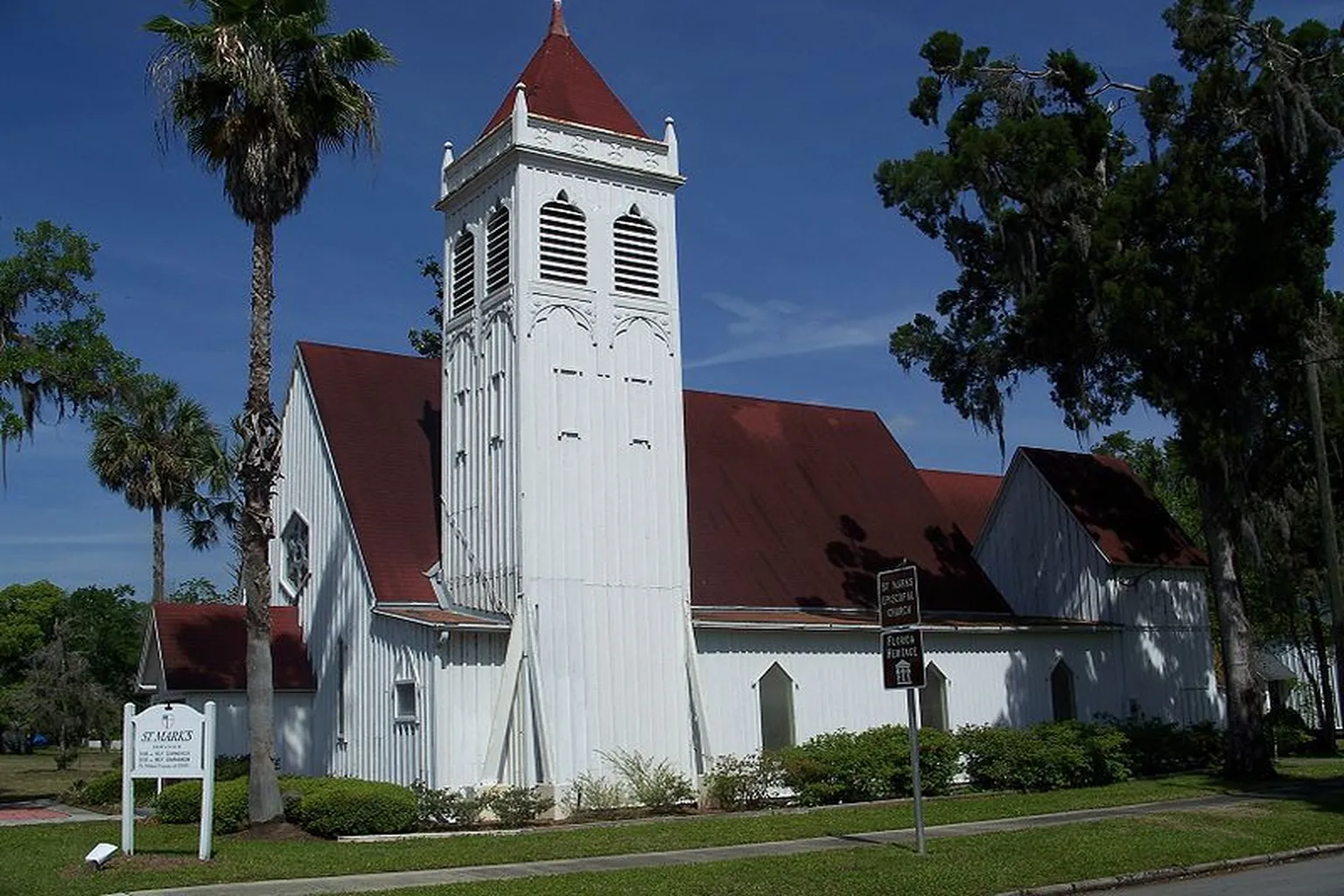 St Peter's Anglican Church in East Palatka, Florida