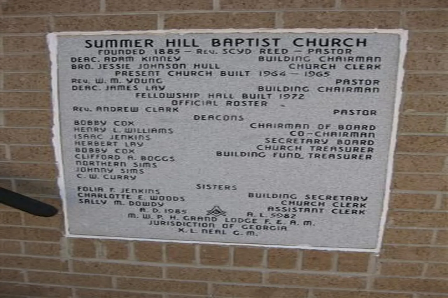 Summer Hill Baptist Church in Jefferson, Georgia