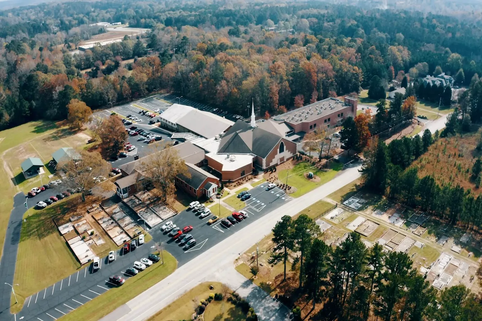 Flat Creek Baptist Church in Lakemont, Georgia