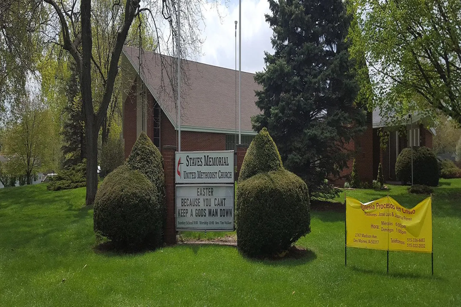 Staves United Methodist in Des Moines, Iowa