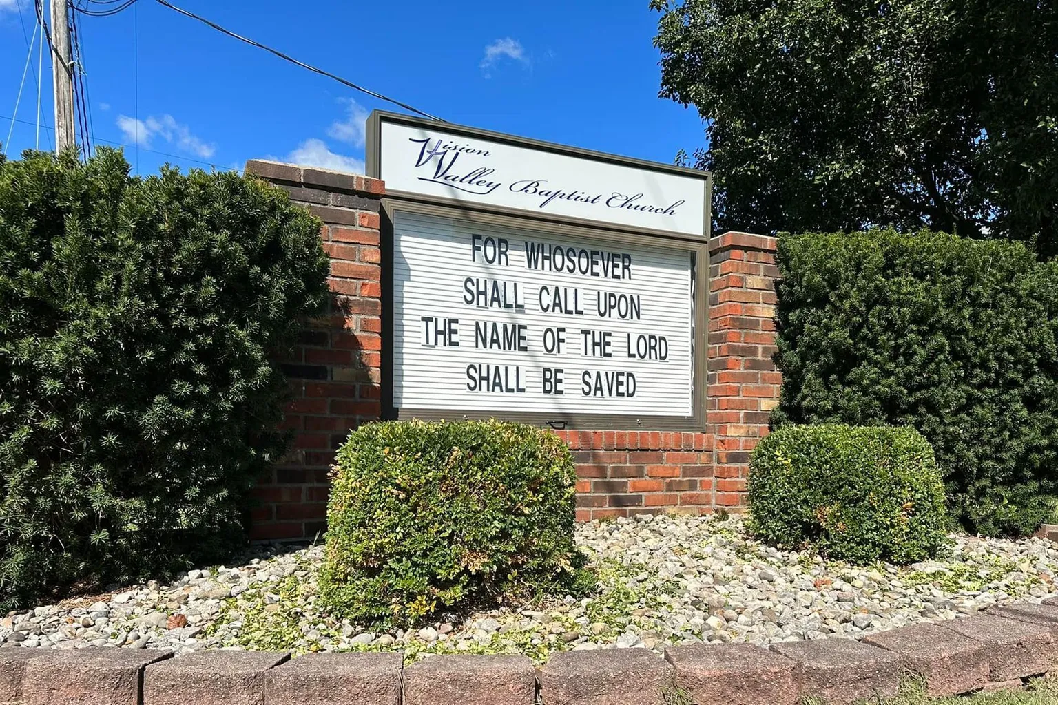 Vision Valley Baptist Church in Mount Washington, Kentucky