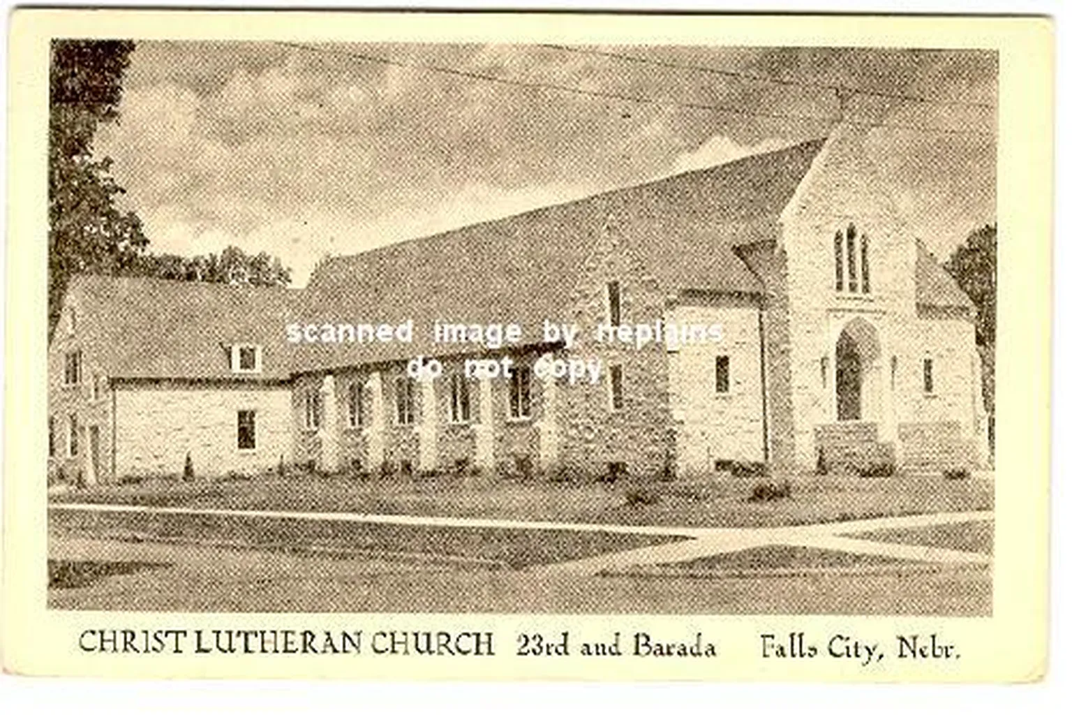 Christ Lutheran Church in Falls City, Nebraska