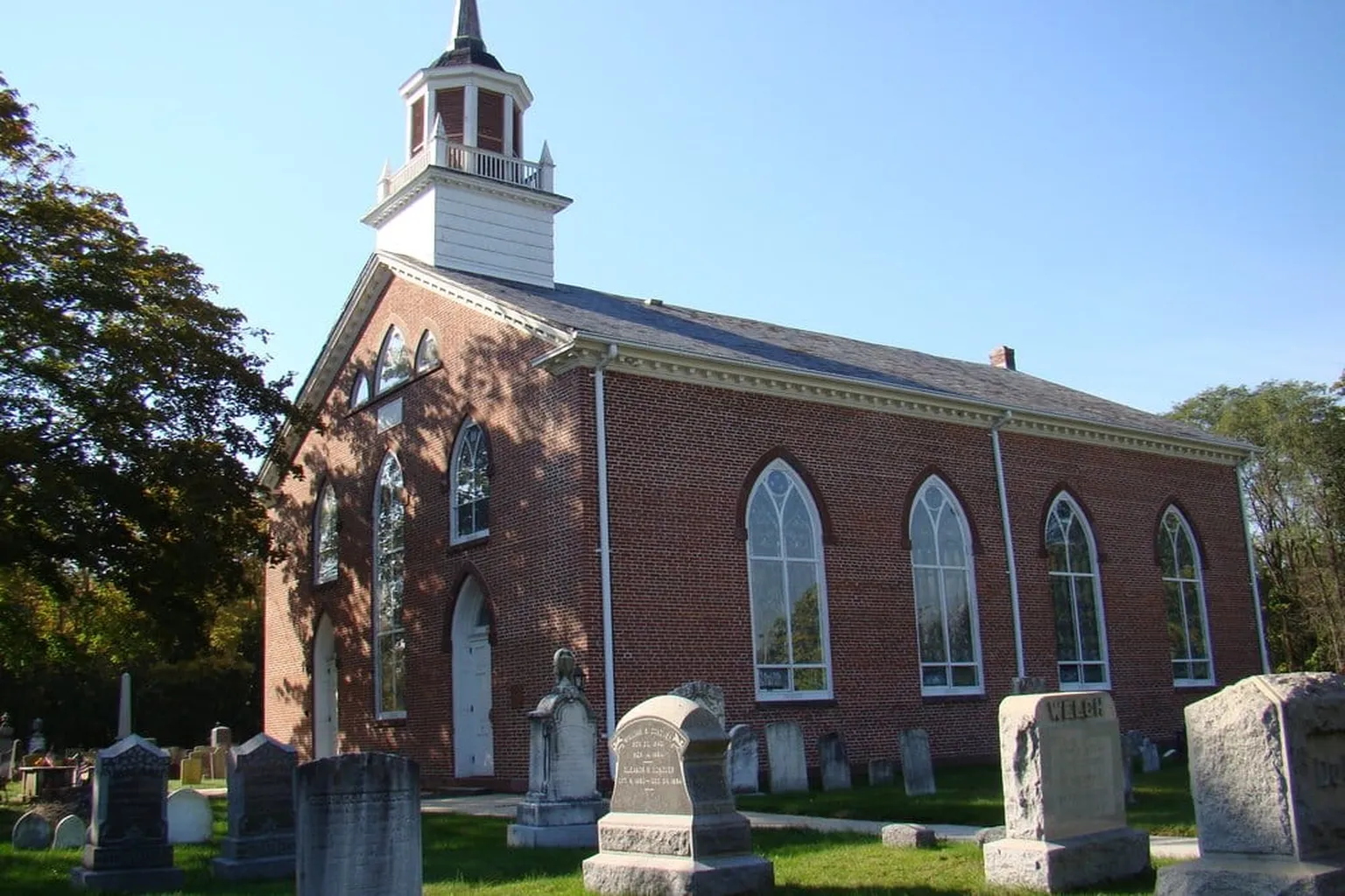 Old Brick Reformed Church in Marlboro, New Jersey