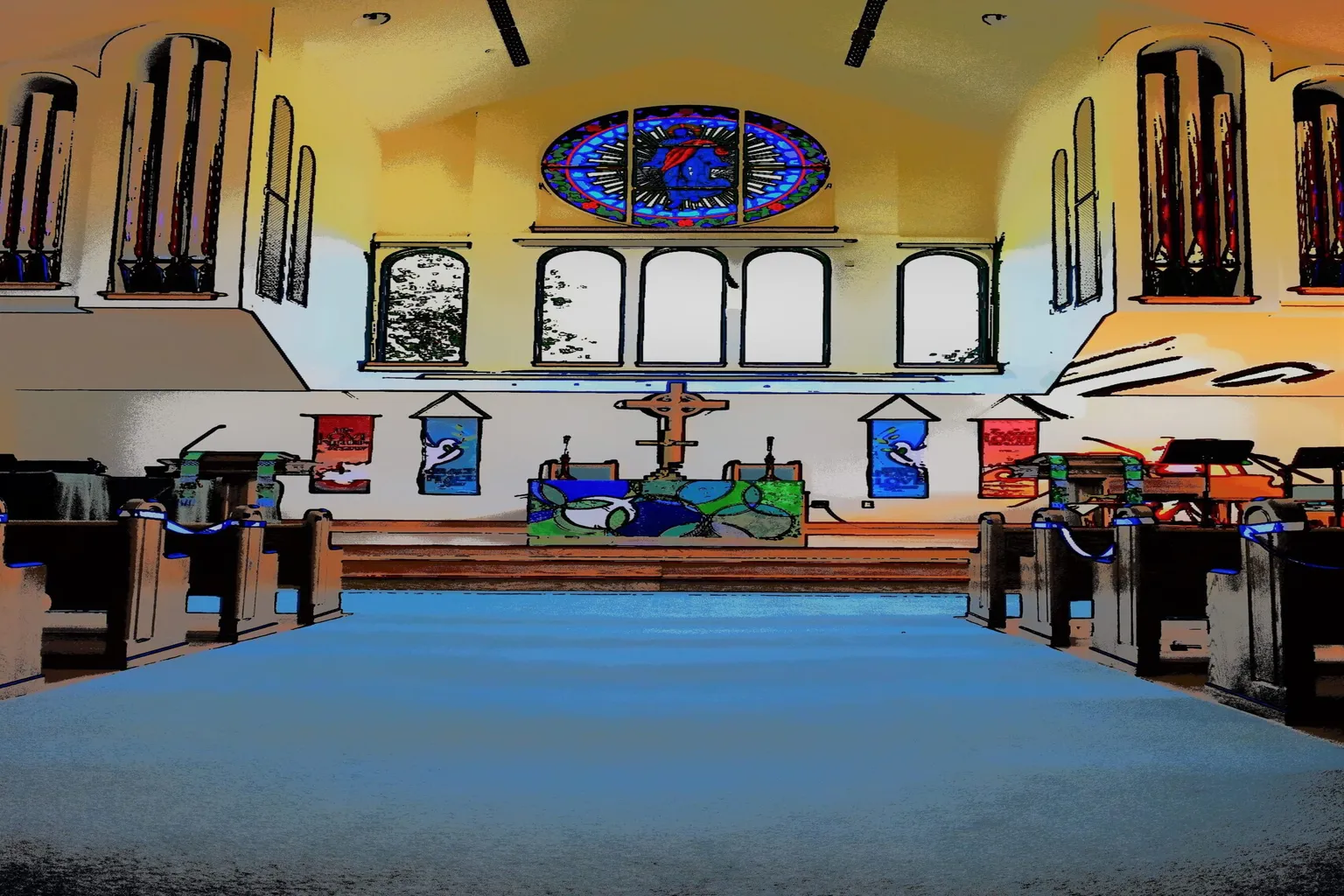 North Presbyterian Church in Elmira, New York