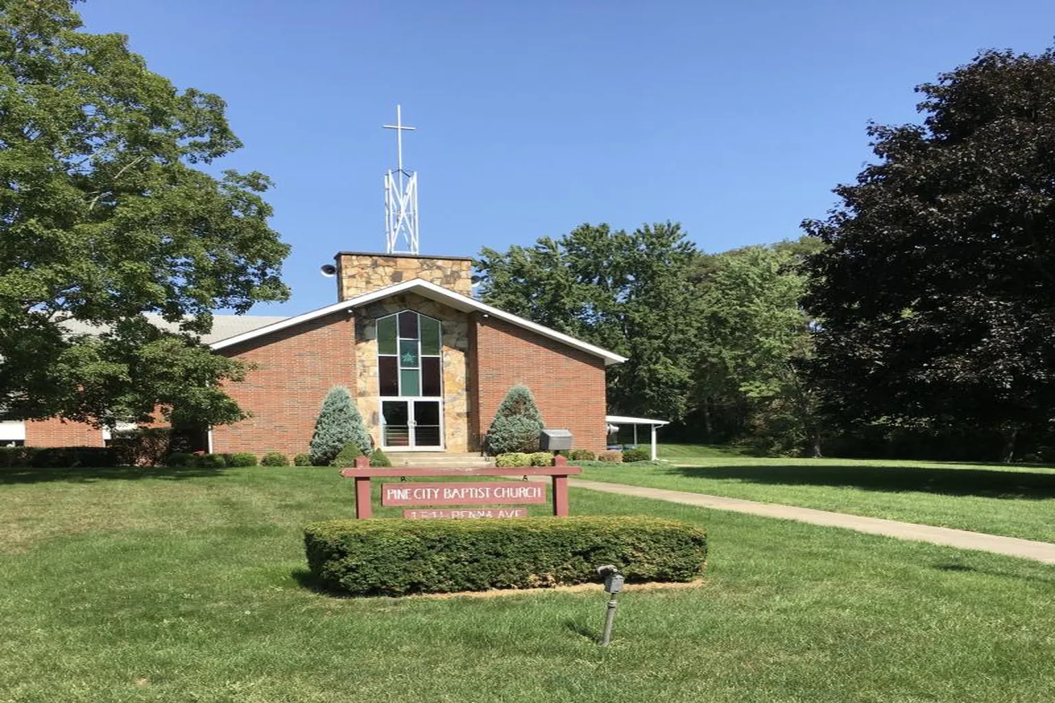 Pine City Baptist Church in Pine City, New York