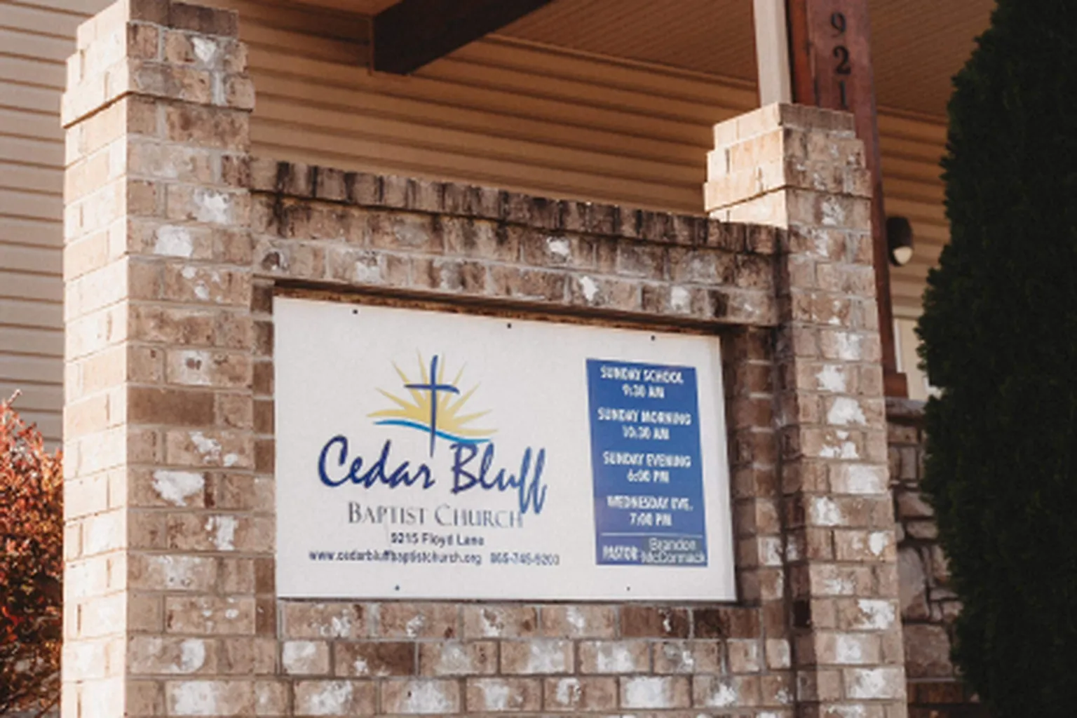 Cedar Bluff Baptist Church in Knoxville, Tennessee