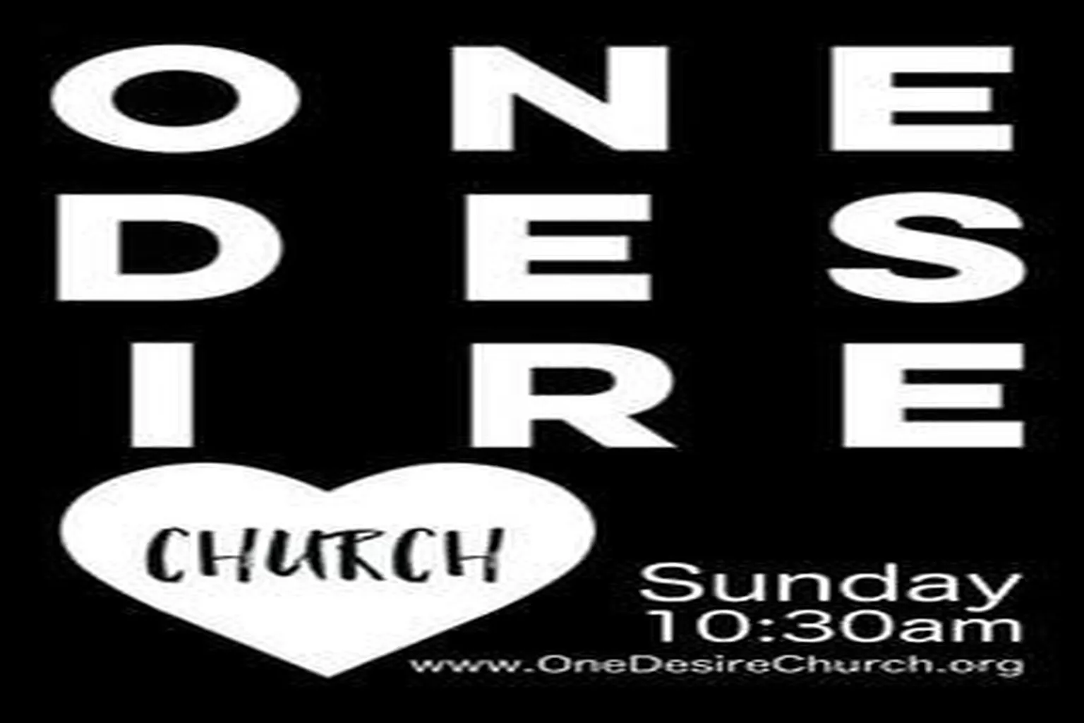 One Desire Church in Bertram, Texas