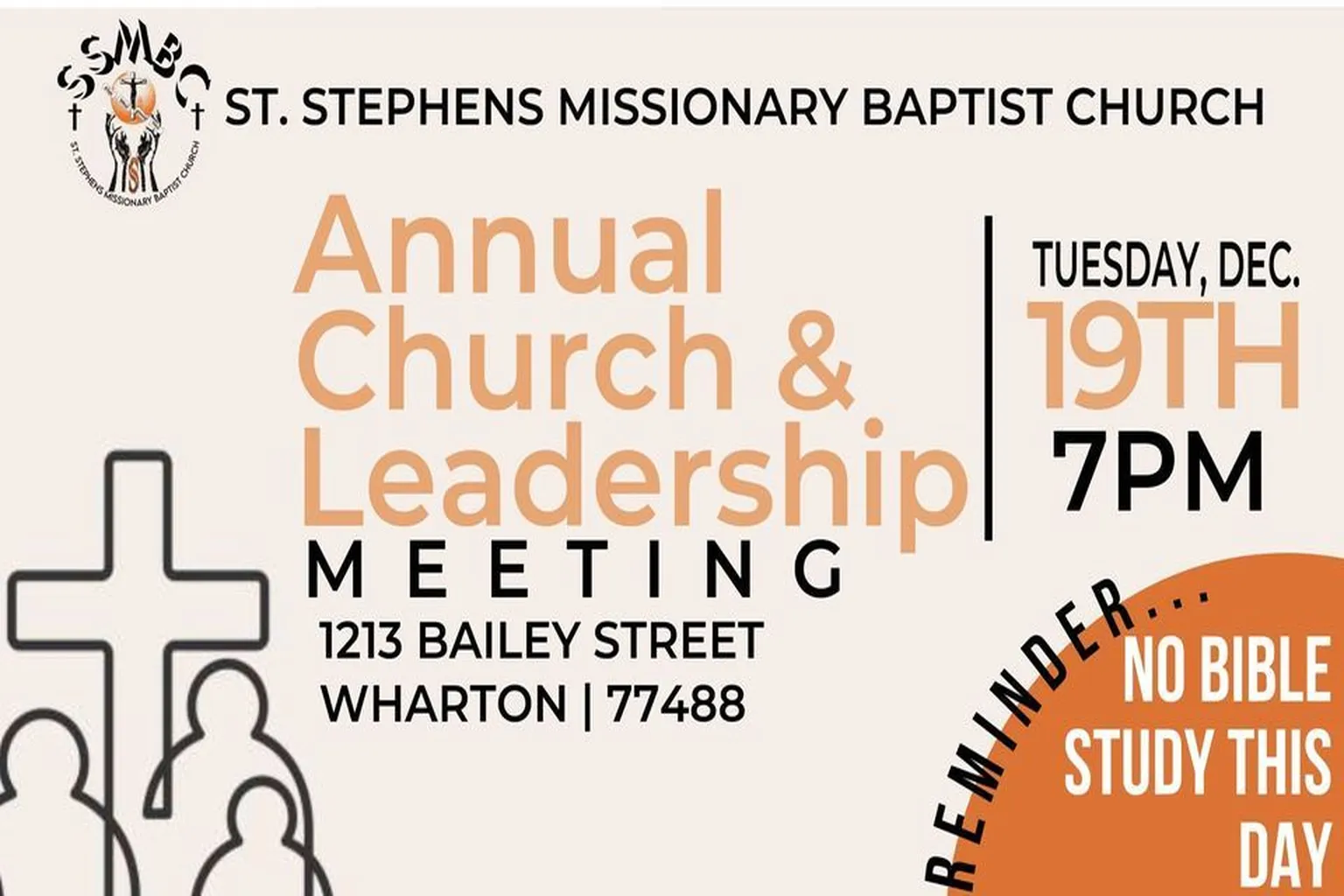 Saint Stephens Missionary Baptist Church in Wharton, Texas