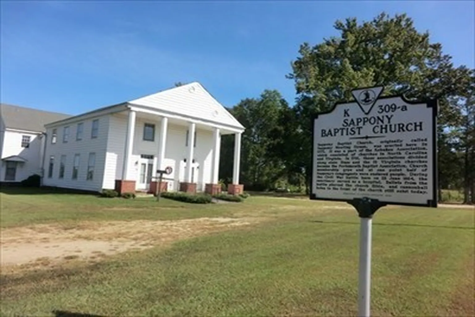 Sappony Baptist Church in Stony Creek, Virginia