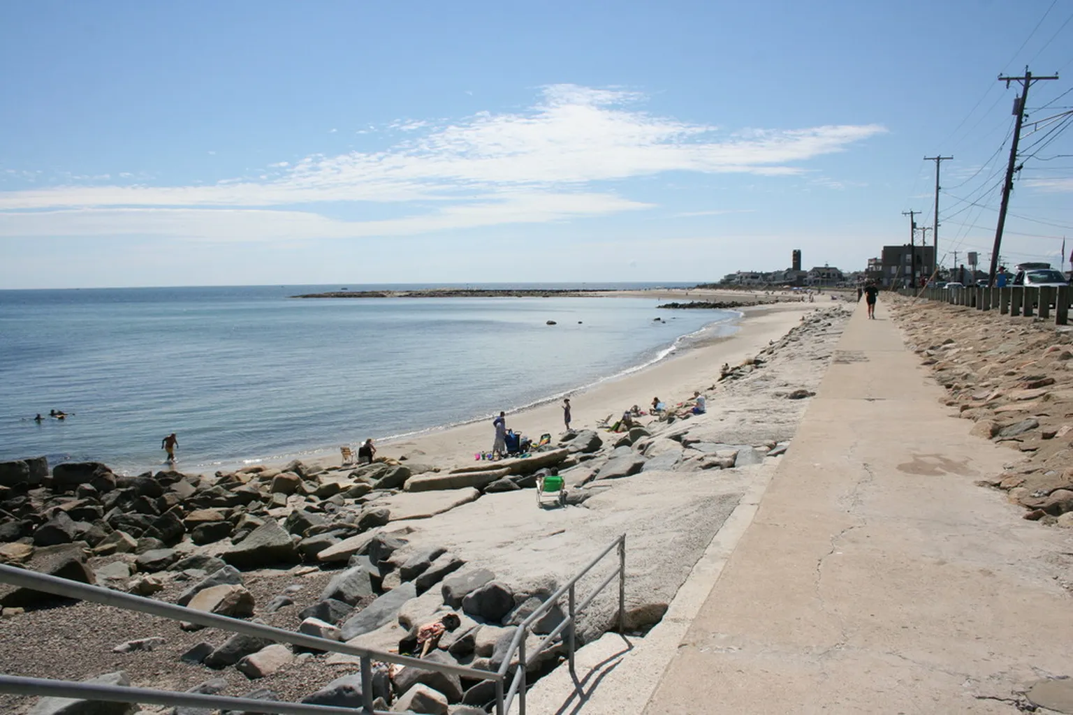 Brant Rock Beach in Marshfield, Massachusetts