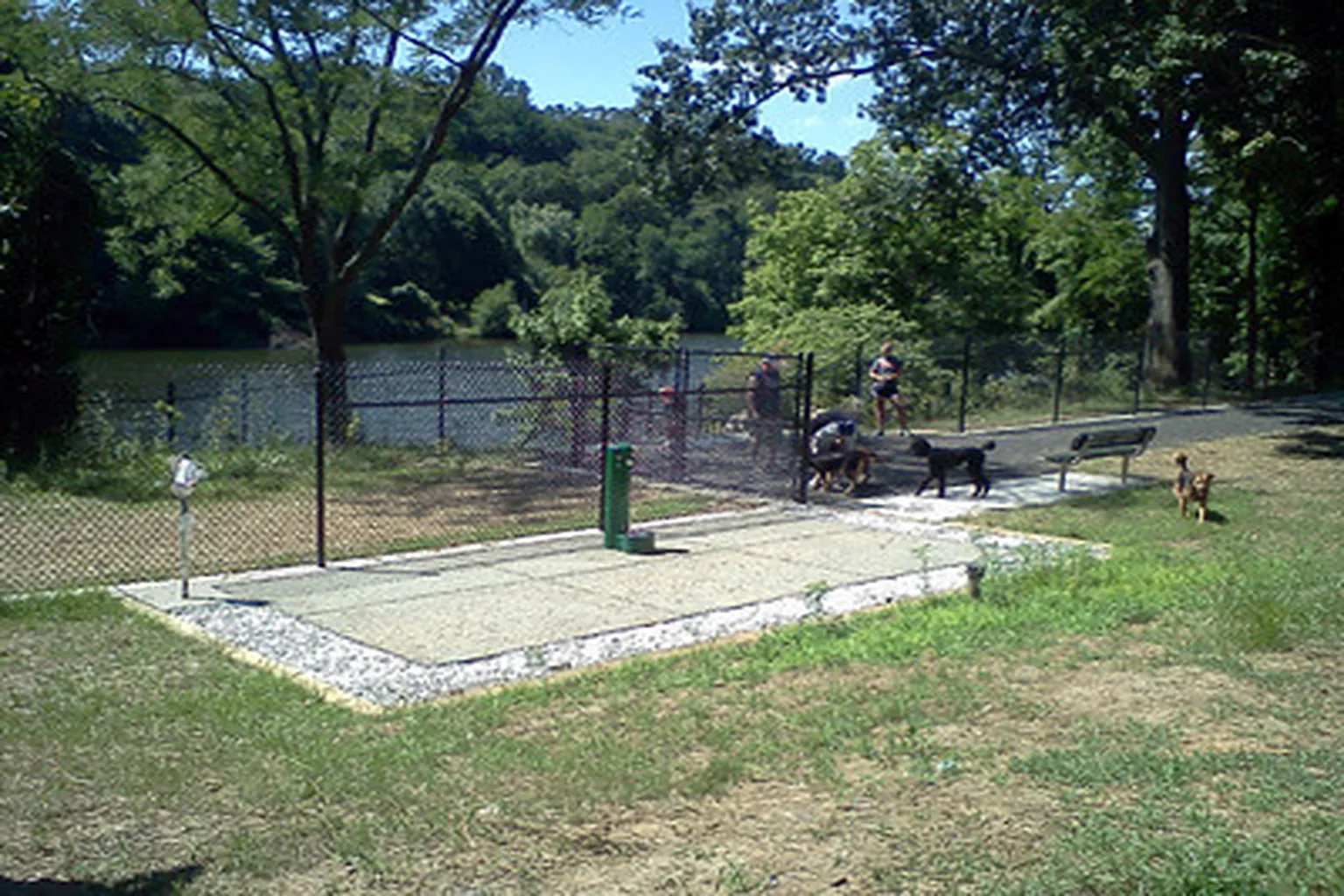 Roberts E. Lee Dog Park in Mount Washington, Maryland