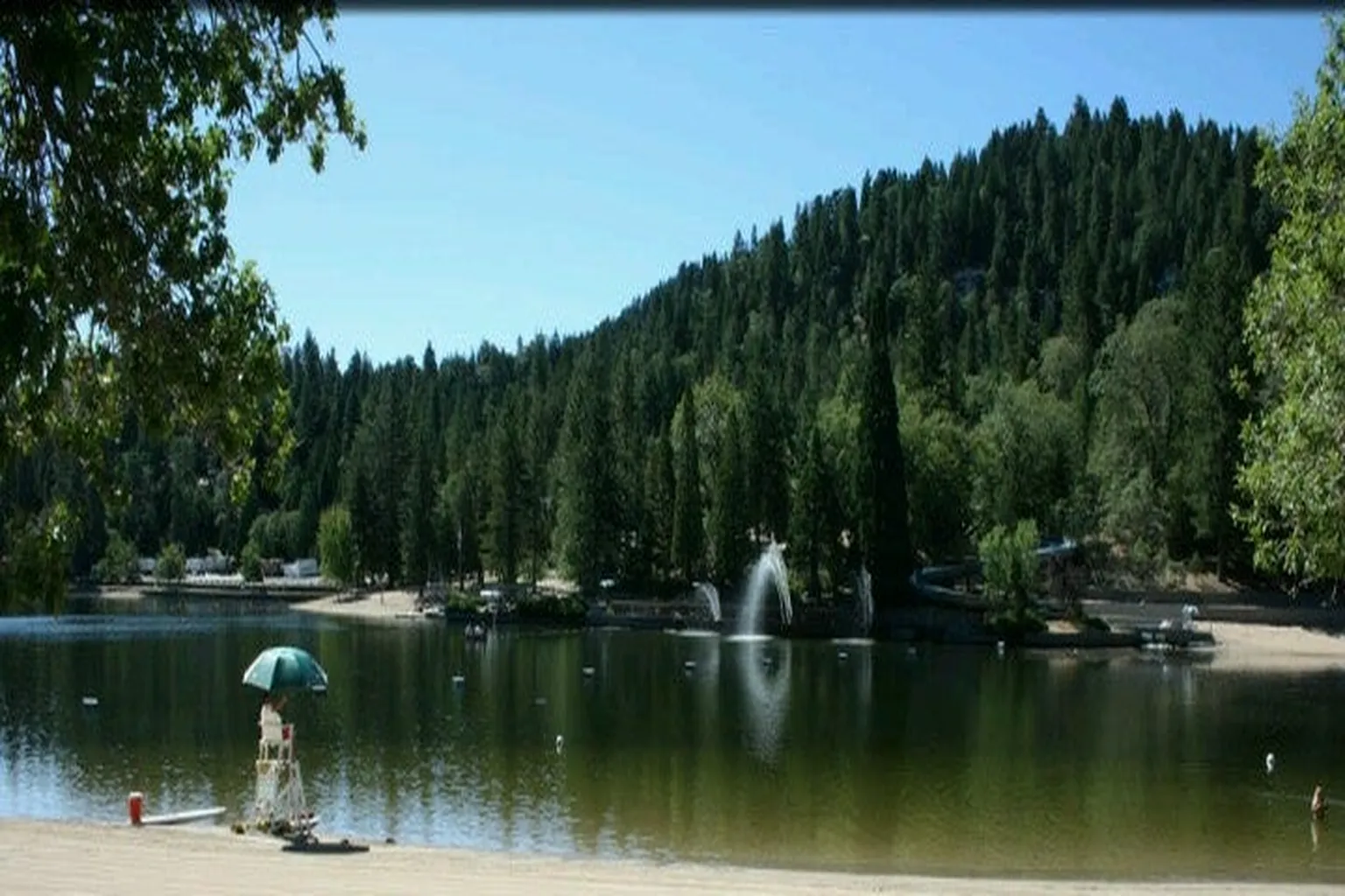 Lake Gregory Dog Park in Crestline, California