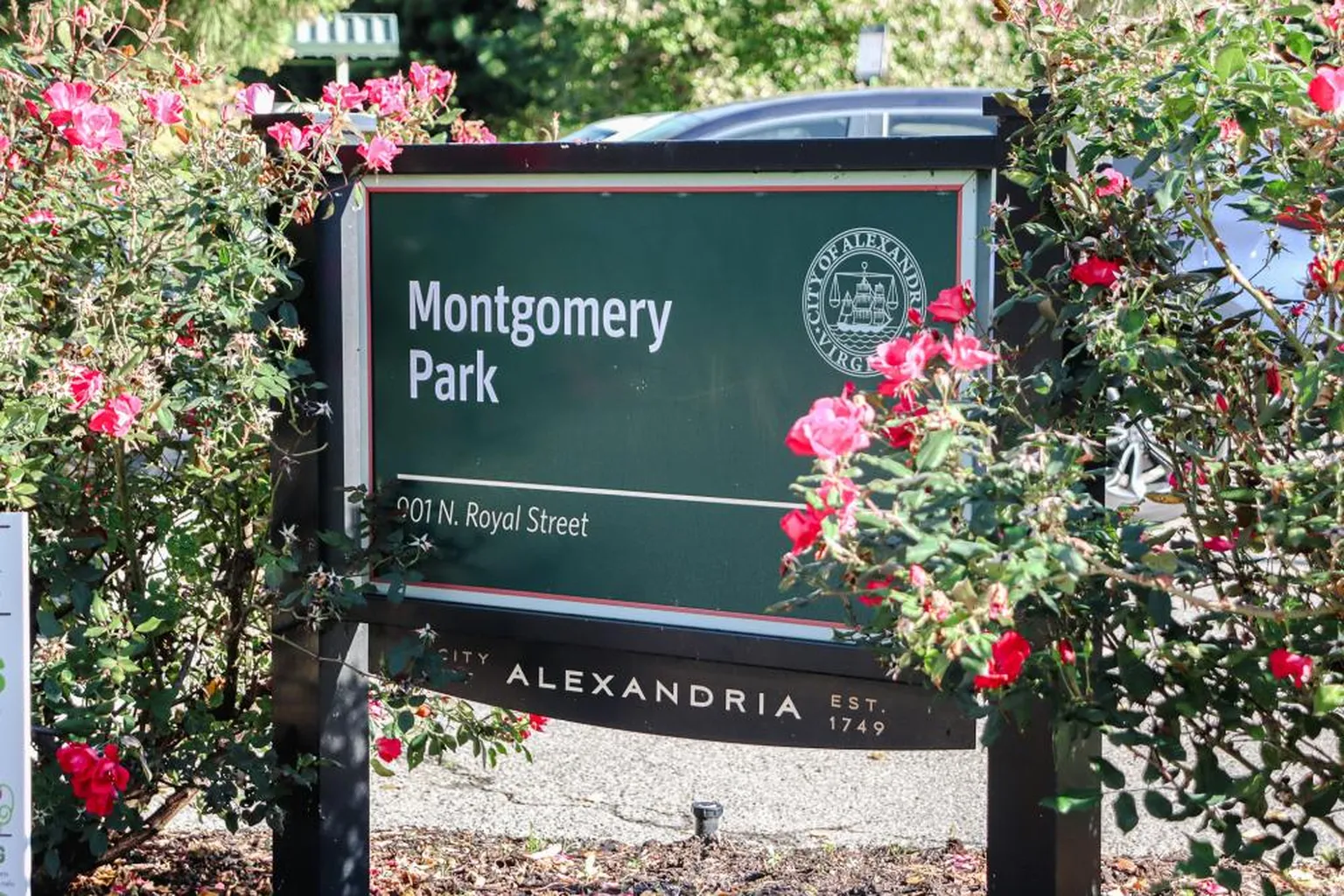 Montgomery Park Dog Park in Alexandria, Virginia