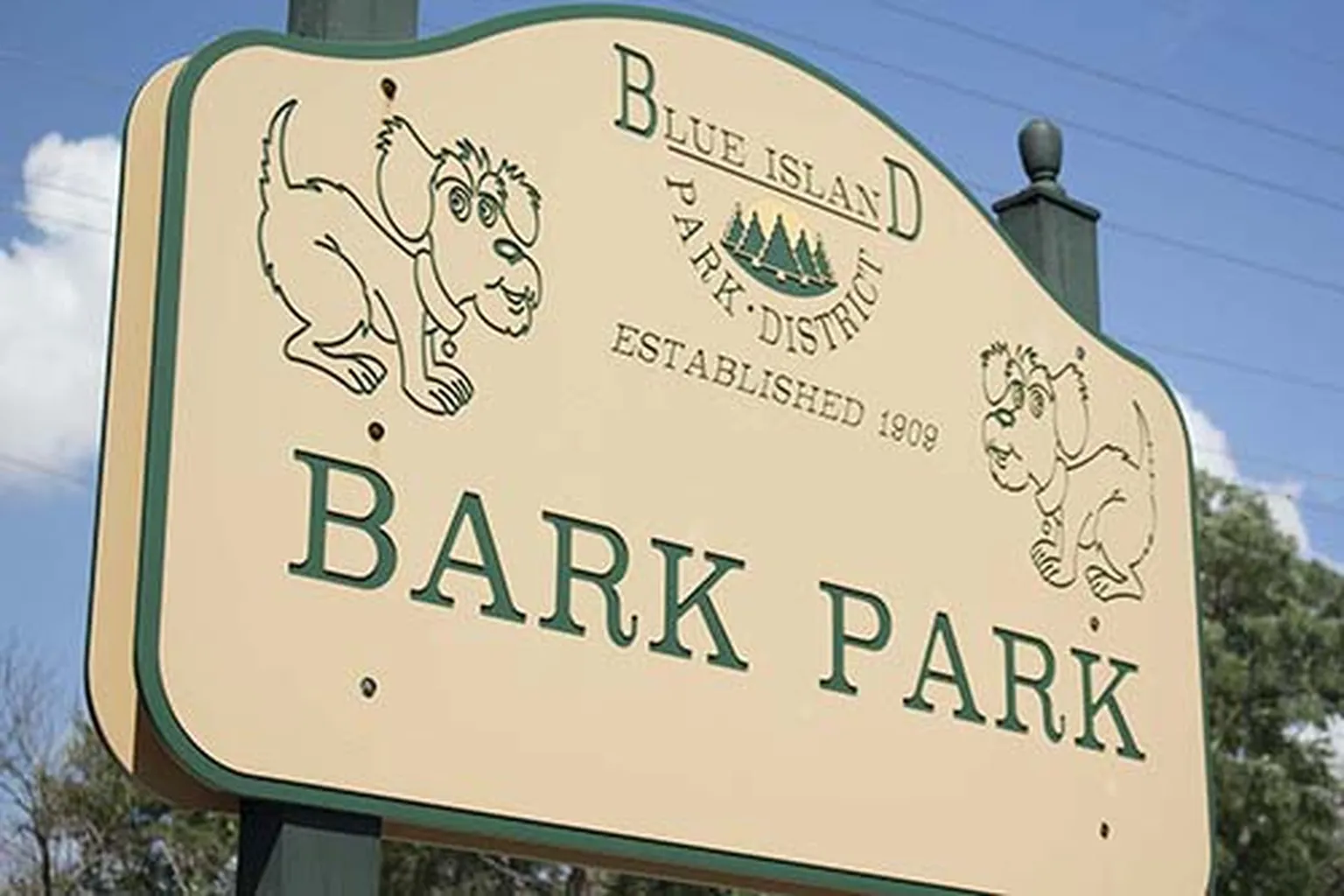 Blue Island Bark Park in Blue Island, Illinois