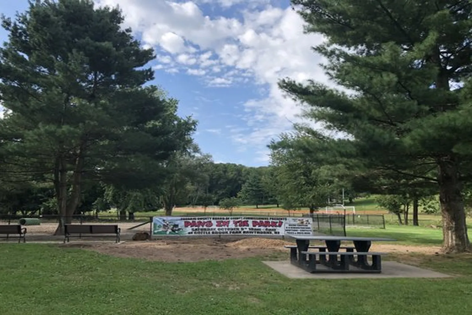 Goffle Brook Dog Park in Hawthorne, New Jersey