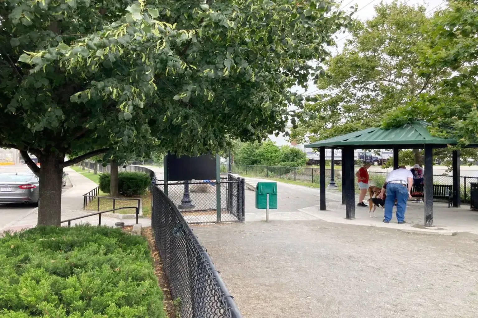 Zero New Washington Dog Park in Somerville, Massachusetts