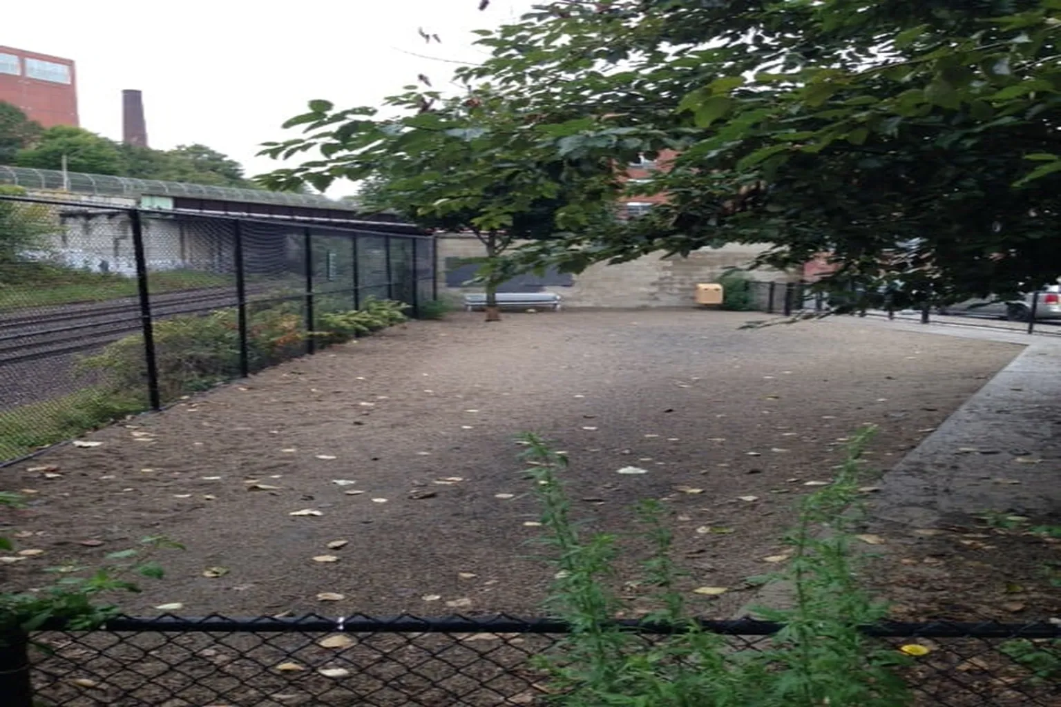 Ed Leathers Community Dog Park in Somerville, Massachusetts