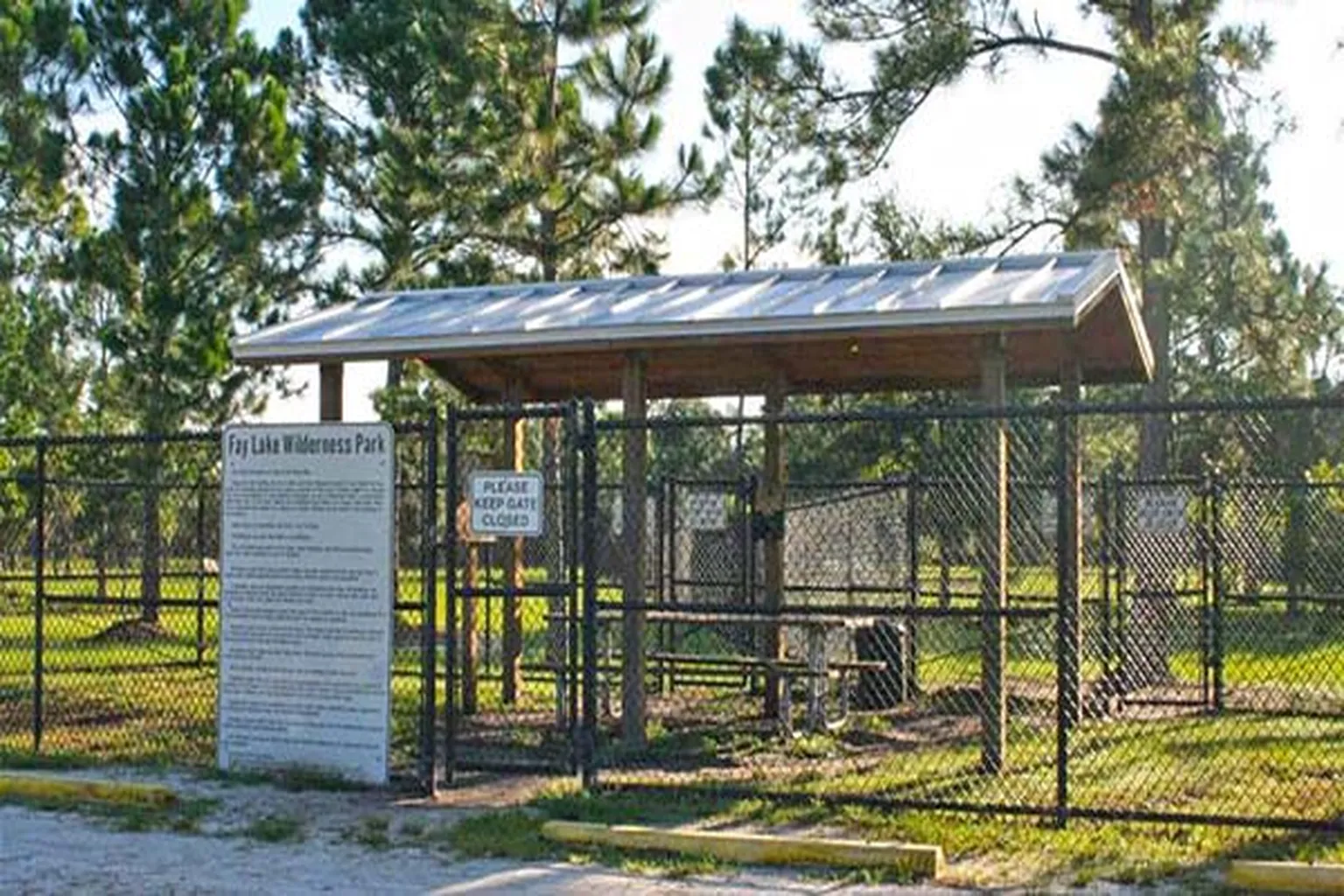 Fay Lake Wilderness Dog Park in Cocoa, Florida