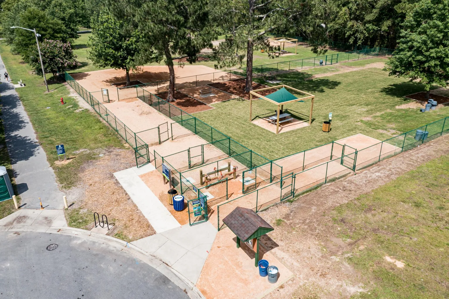 Wyandot Park Off Leash Dog Area in Upper Arlington, Ohio