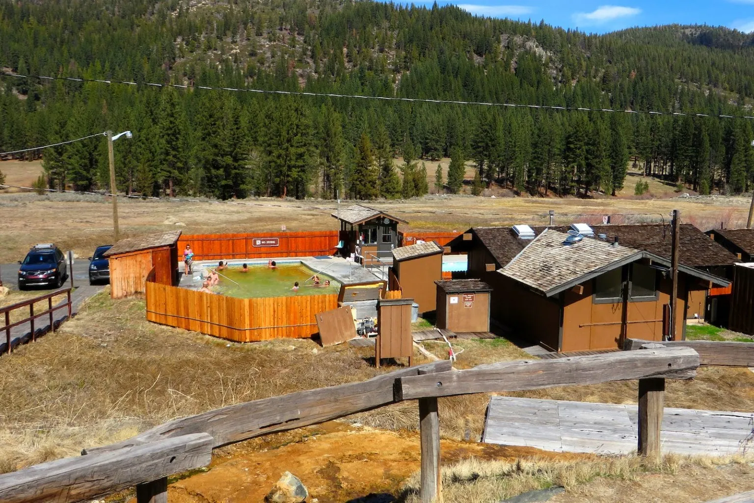 Grover Hot Springs State Park in Markleeville, California