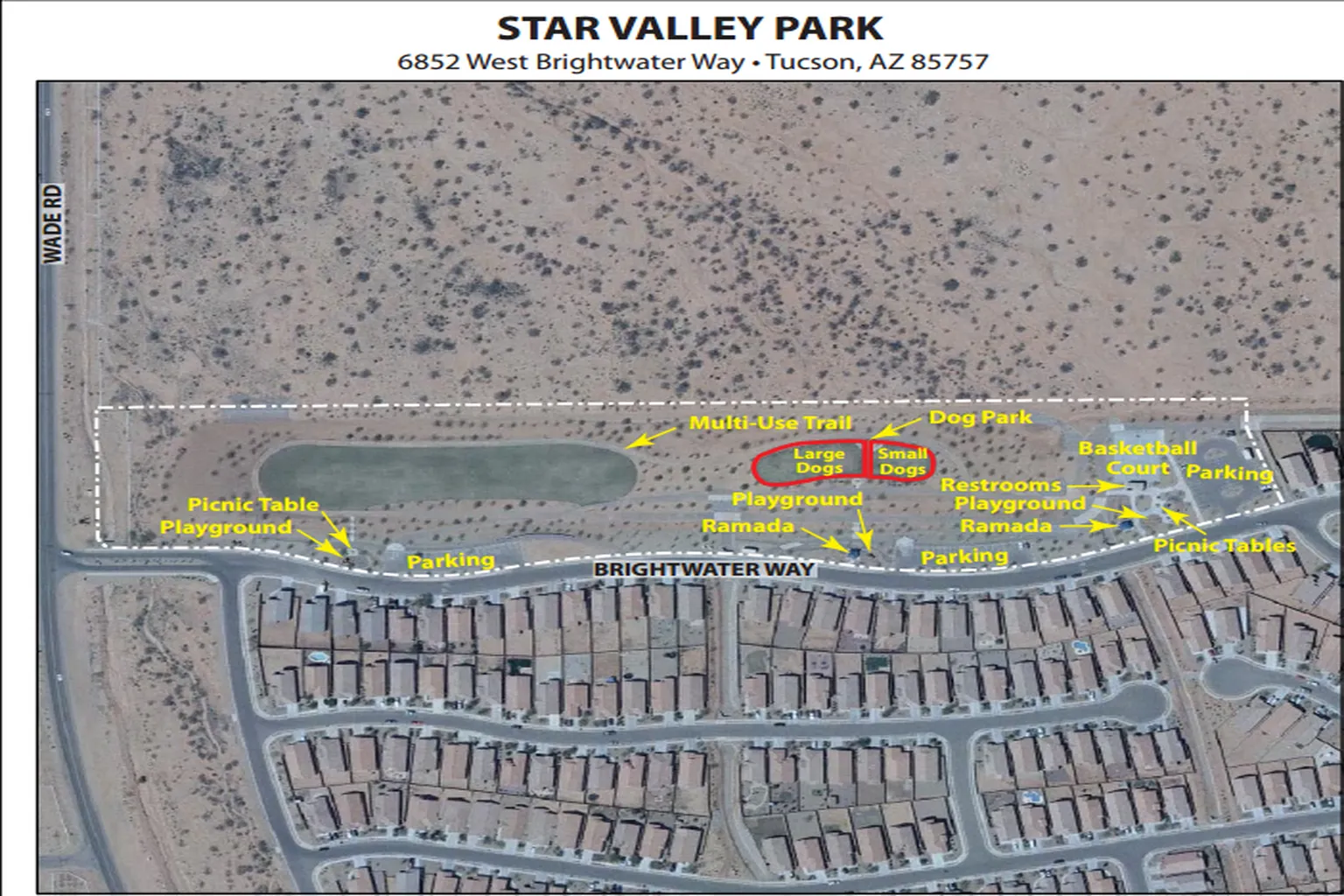 Star Valley Dog Park in Tuscon, Arizona - Main Image