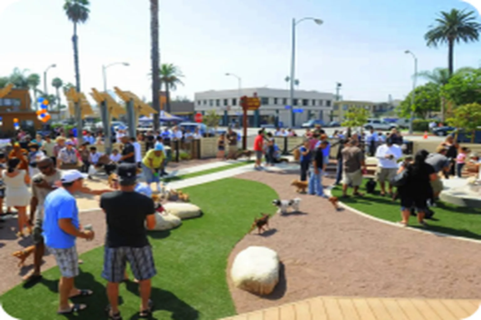 K-9 Corner Dog Park in Long Beach, California
