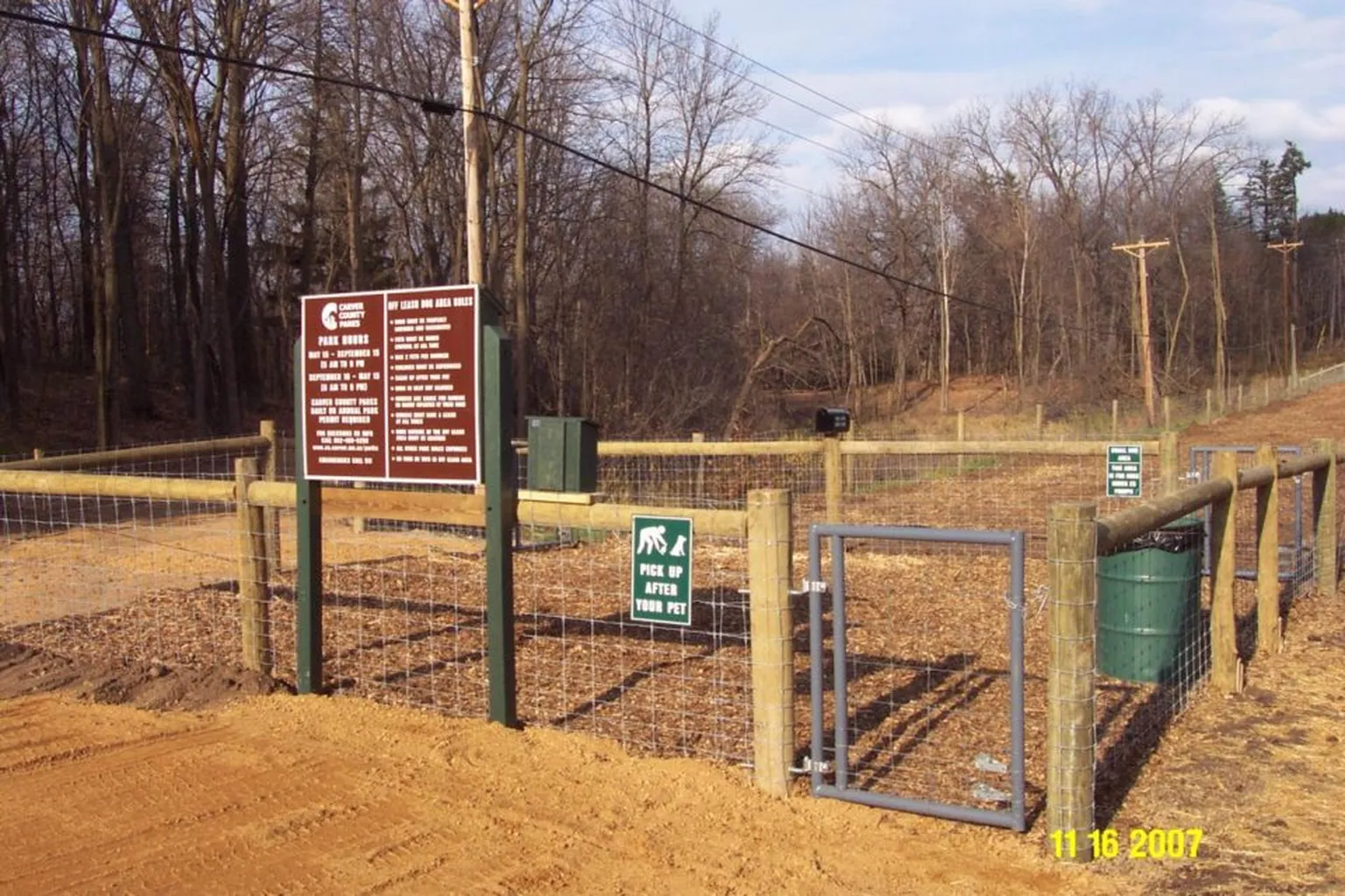 Lake Minnewashta Regional Dog Park in Excelsior, Minnesota