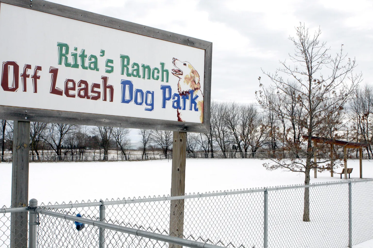 Rita's Ranch Dog Park (At Scott Park) in Iowa City, Iowa