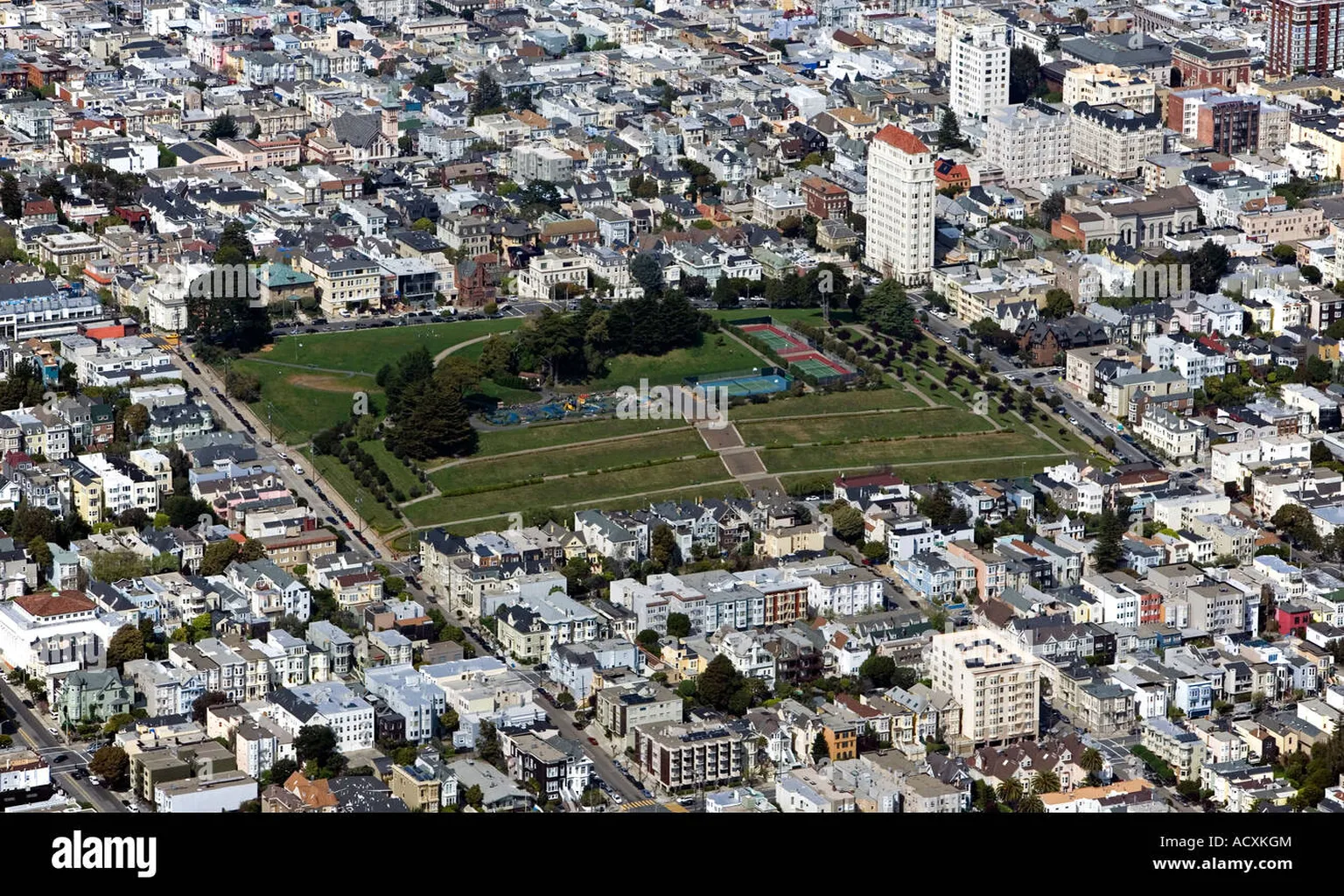 Alta Plaza Park in San Francisco, California