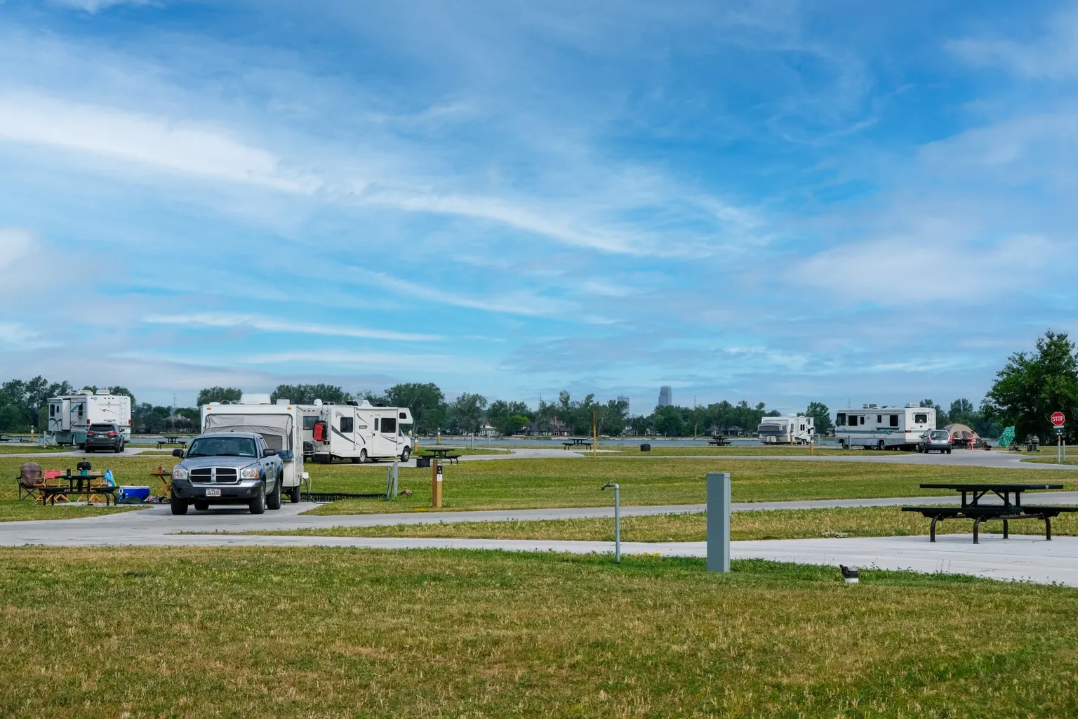 Lake Manawa State Park in Council Bluffs, Iowa - Main Image