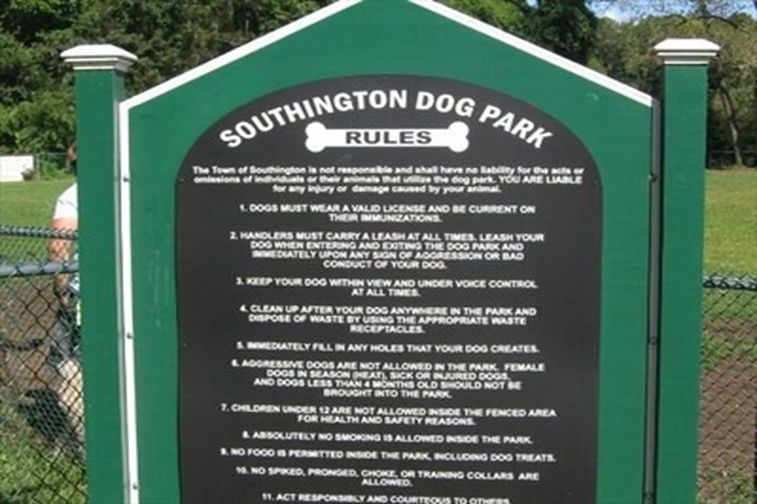 Southington Dog Park in Southington, Connecticut