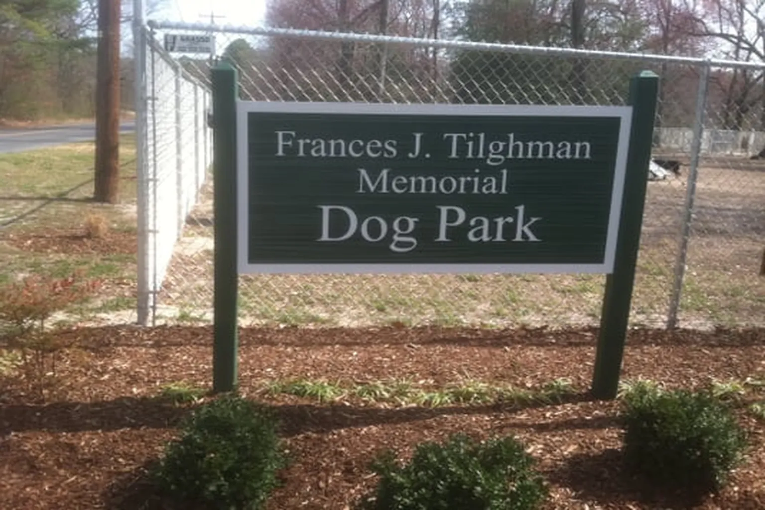 Frances J. Tilghman Dog Park in Salisbury, Maryland