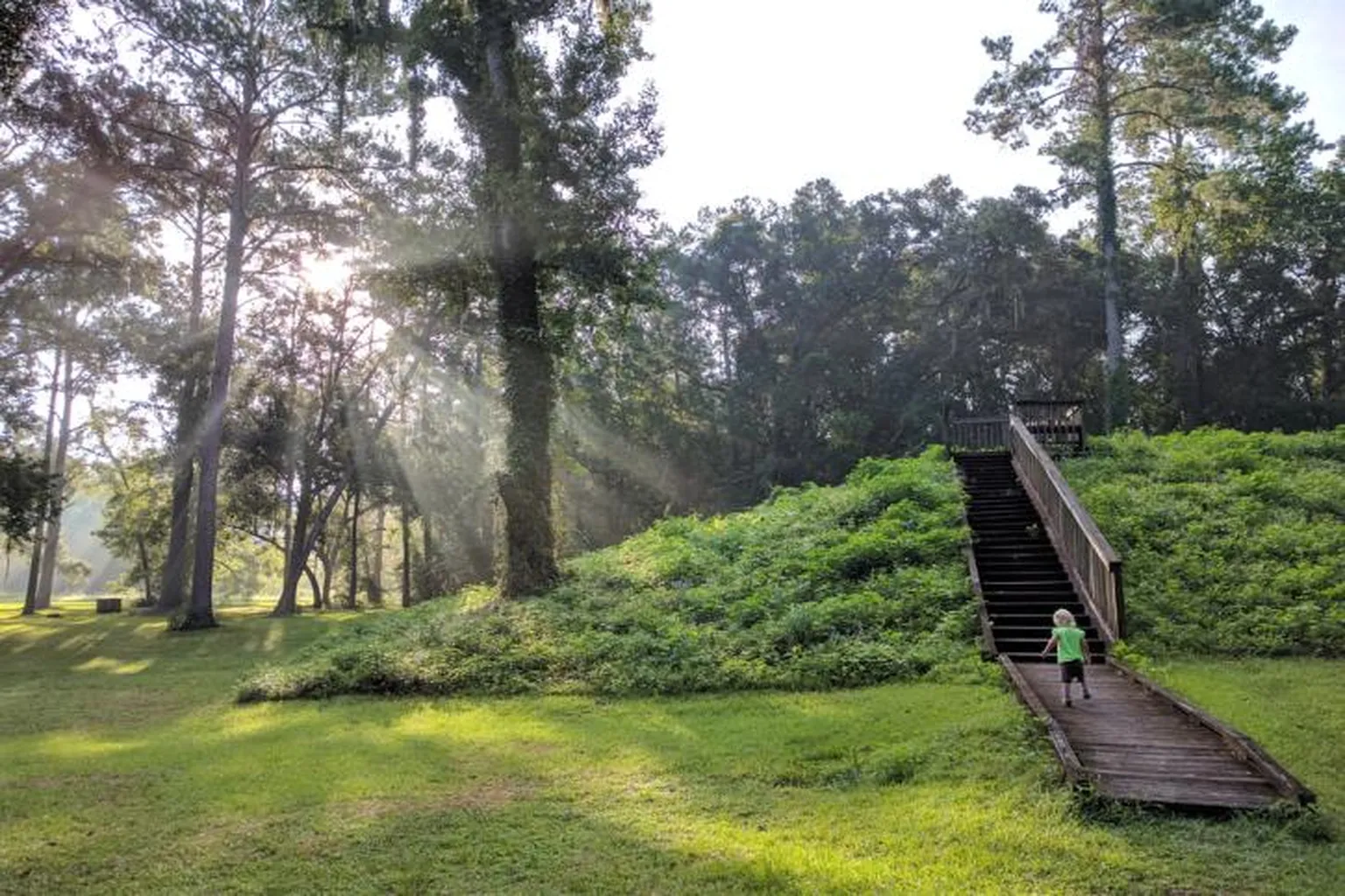 Lake Jackson Mounds Archaeological State Park in Tallahassee, Florida