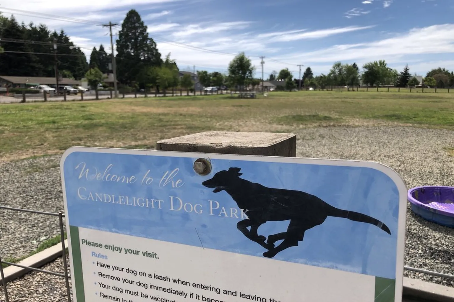 Candlelight Dog Park in Eugene, Oregon