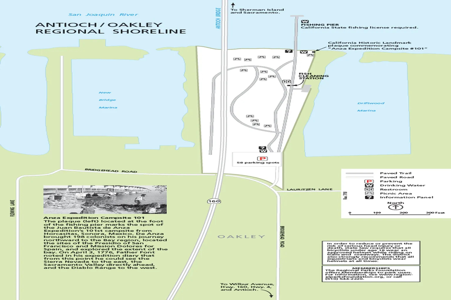 Antioch Oakly Regional Shoreline in Antioch, California