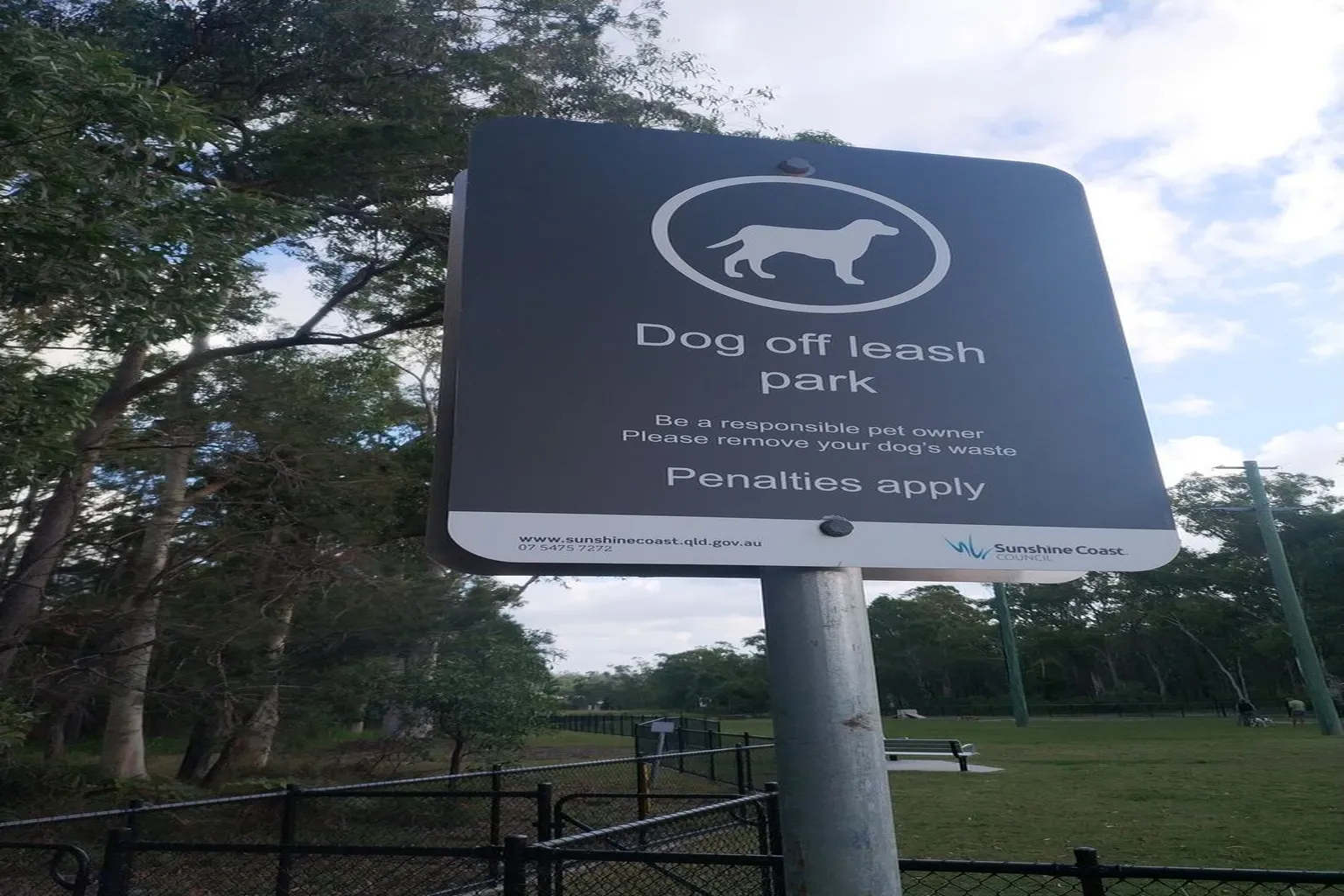 Pioneer Park Off Leash Area in Davis, California