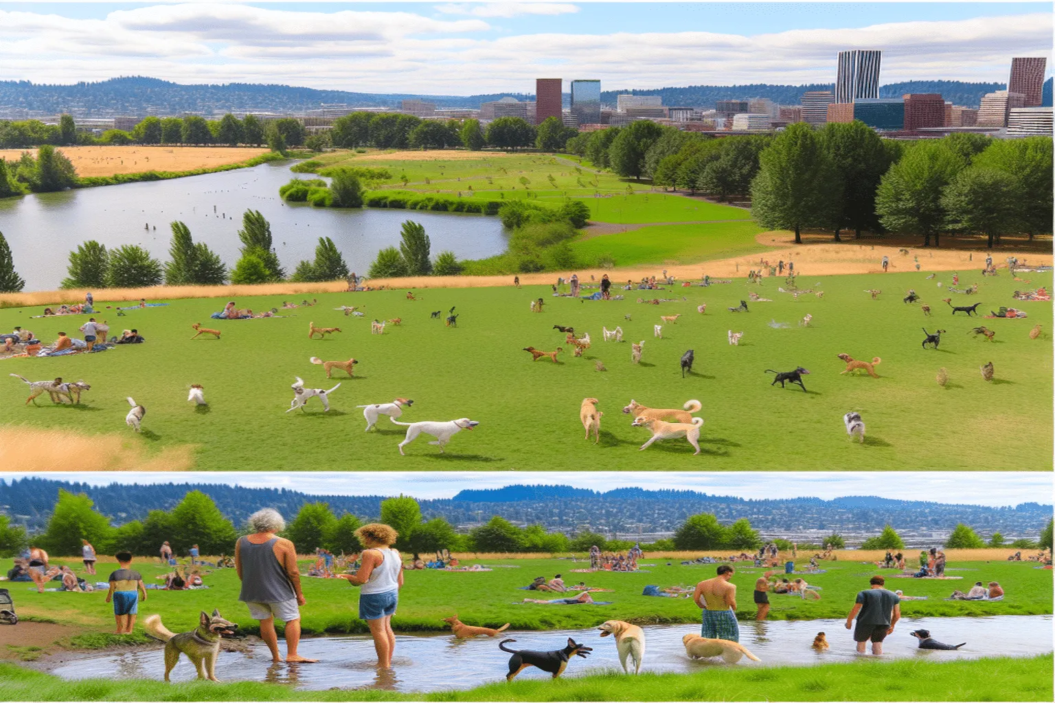 Hillsdale Park Off Leash Area in Portland, Oregon - Main Image
